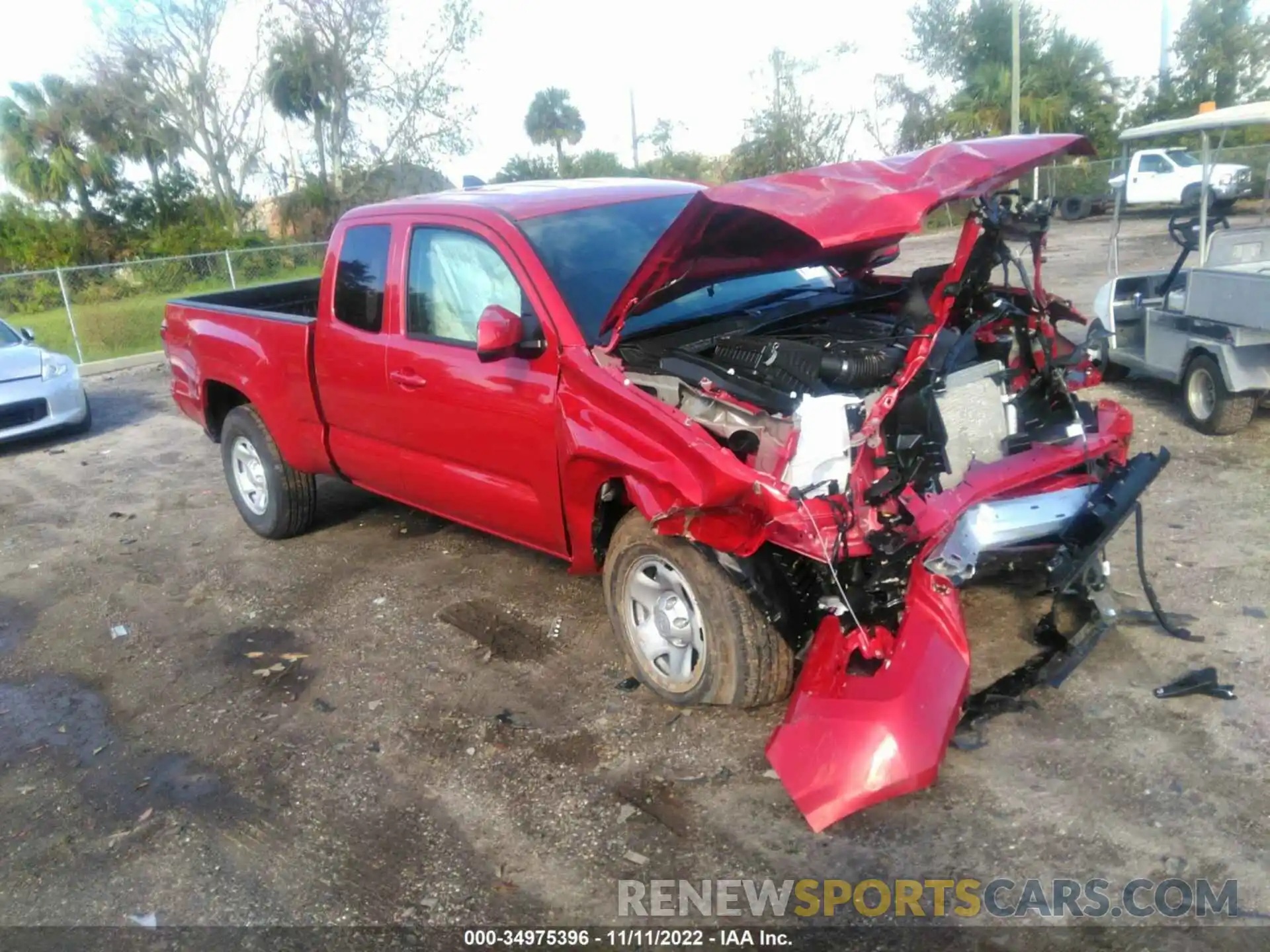 1 Photograph of a damaged car 3TYRZ5CNXPT024576 TOYOTA TACOMA 2WD 2023