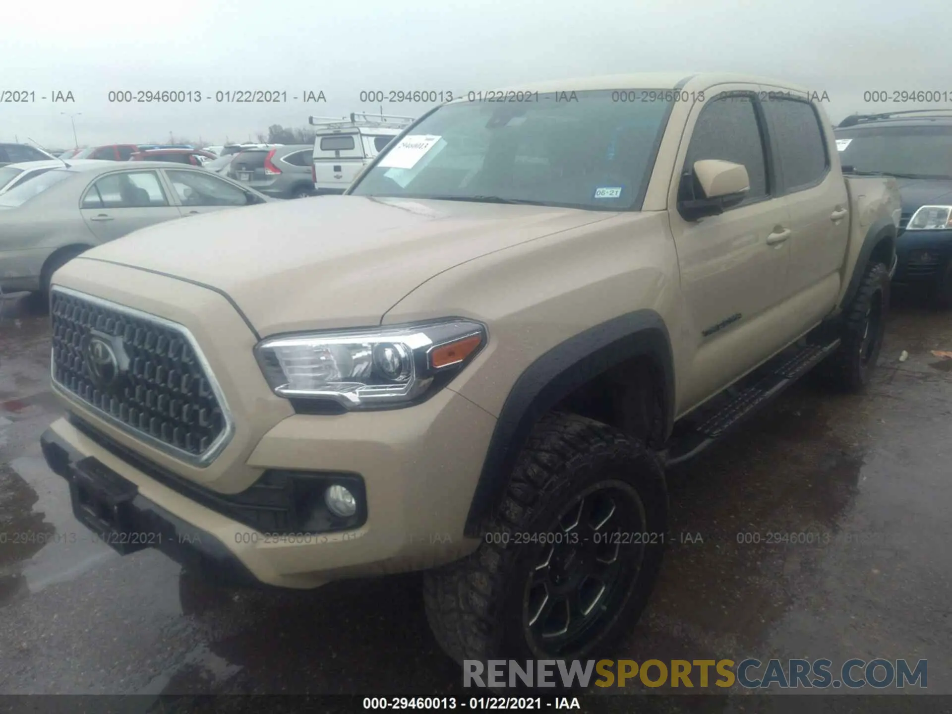 2 Photograph of a damaged car 3TMCZ5AN0KM207658 TOYOTA TACOMA 4WD 2019
