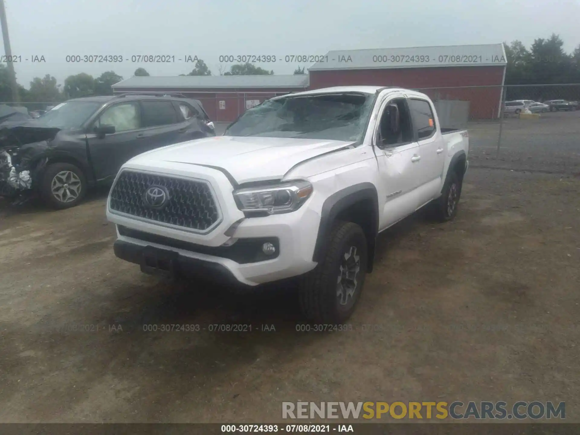 6 Photograph of a damaged car 3TMCZ5AN0KM245553 TOYOTA TACOMA 4WD 2019