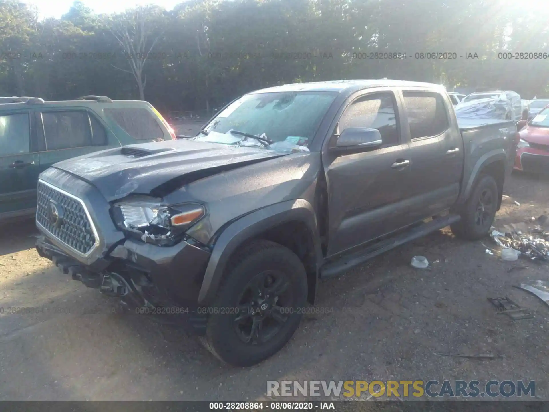 2 Photograph of a damaged car 3TMCZ5AN0KM276589 TOYOTA TACOMA 4WD 2019