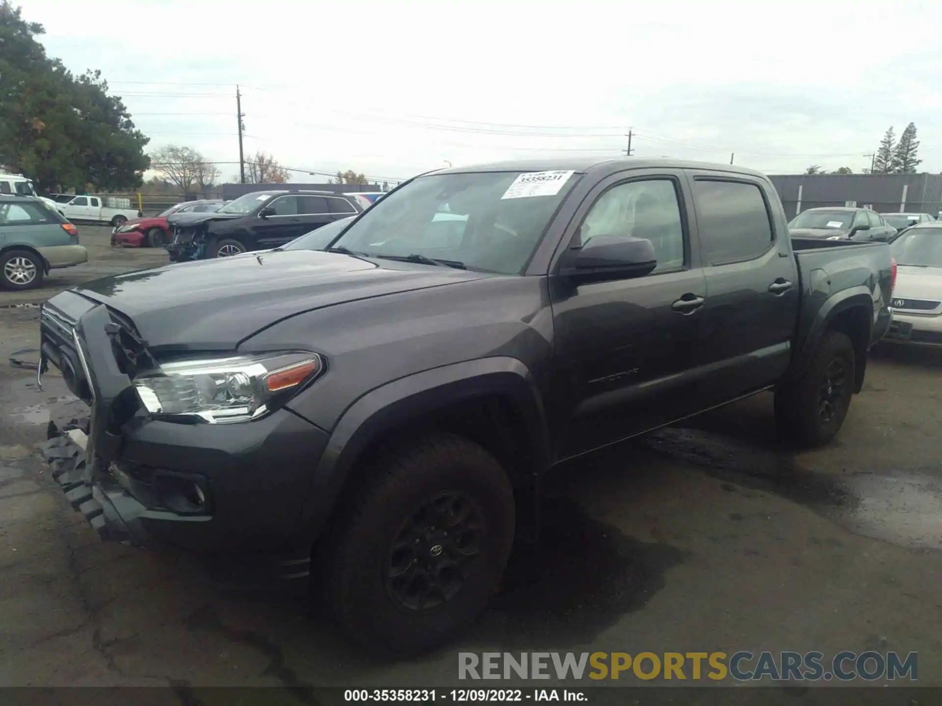 2 Photograph of a damaged car 3TMCZ5AN0KM279430 TOYOTA TACOMA 4WD 2019