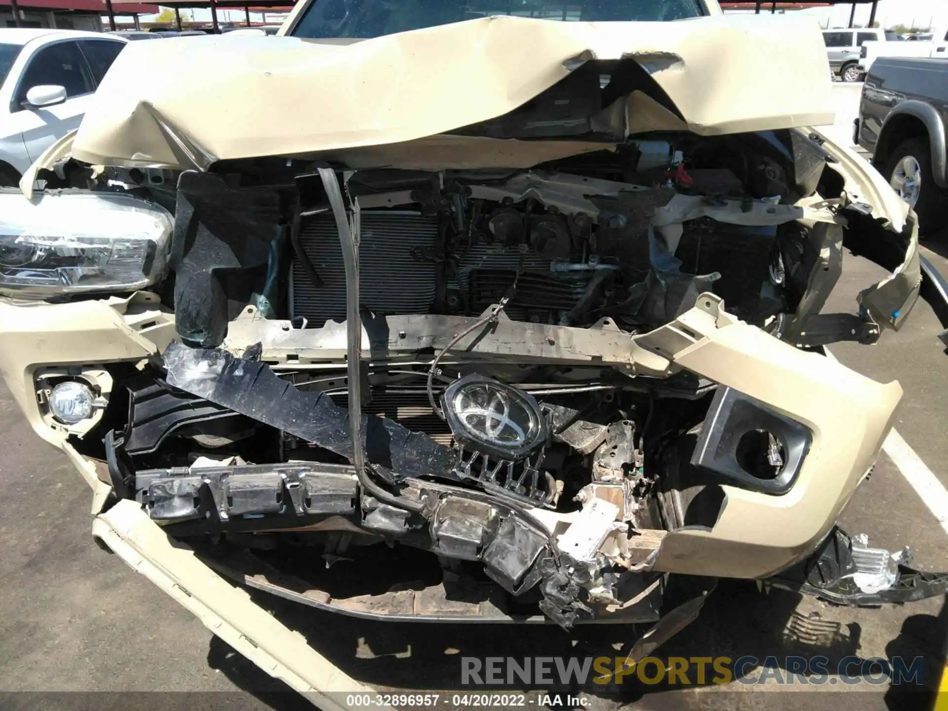 6 Photograph of a damaged car 3TMCZ5AN1KM219804 TOYOTA TACOMA 4WD 2019