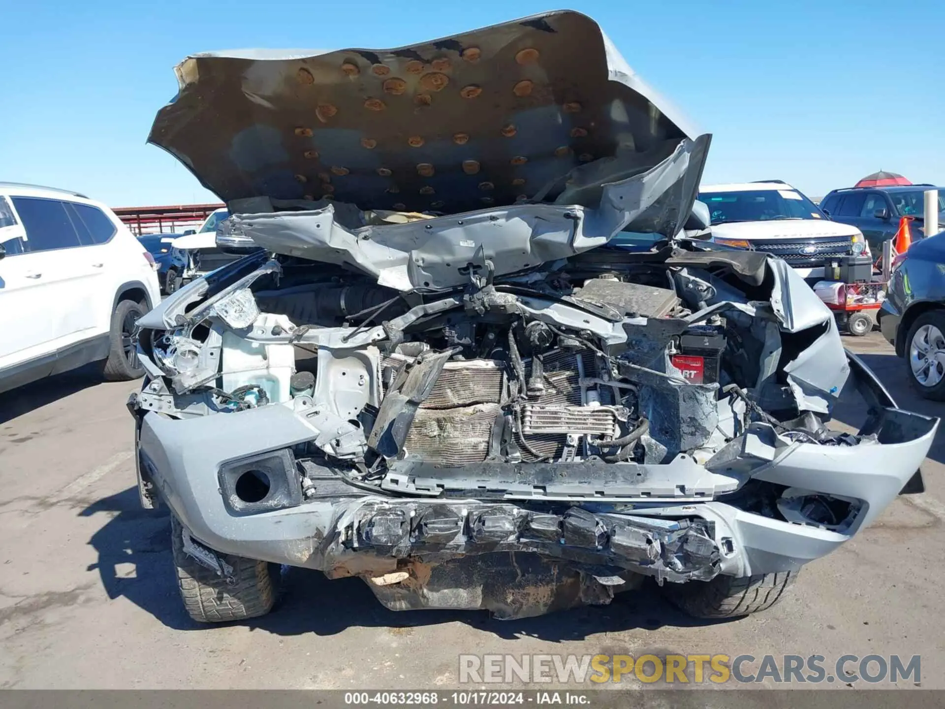 6 Photograph of a damaged car 3TMCZ5AN1KM282546 TOYOTA TACOMA 4WD 2019
