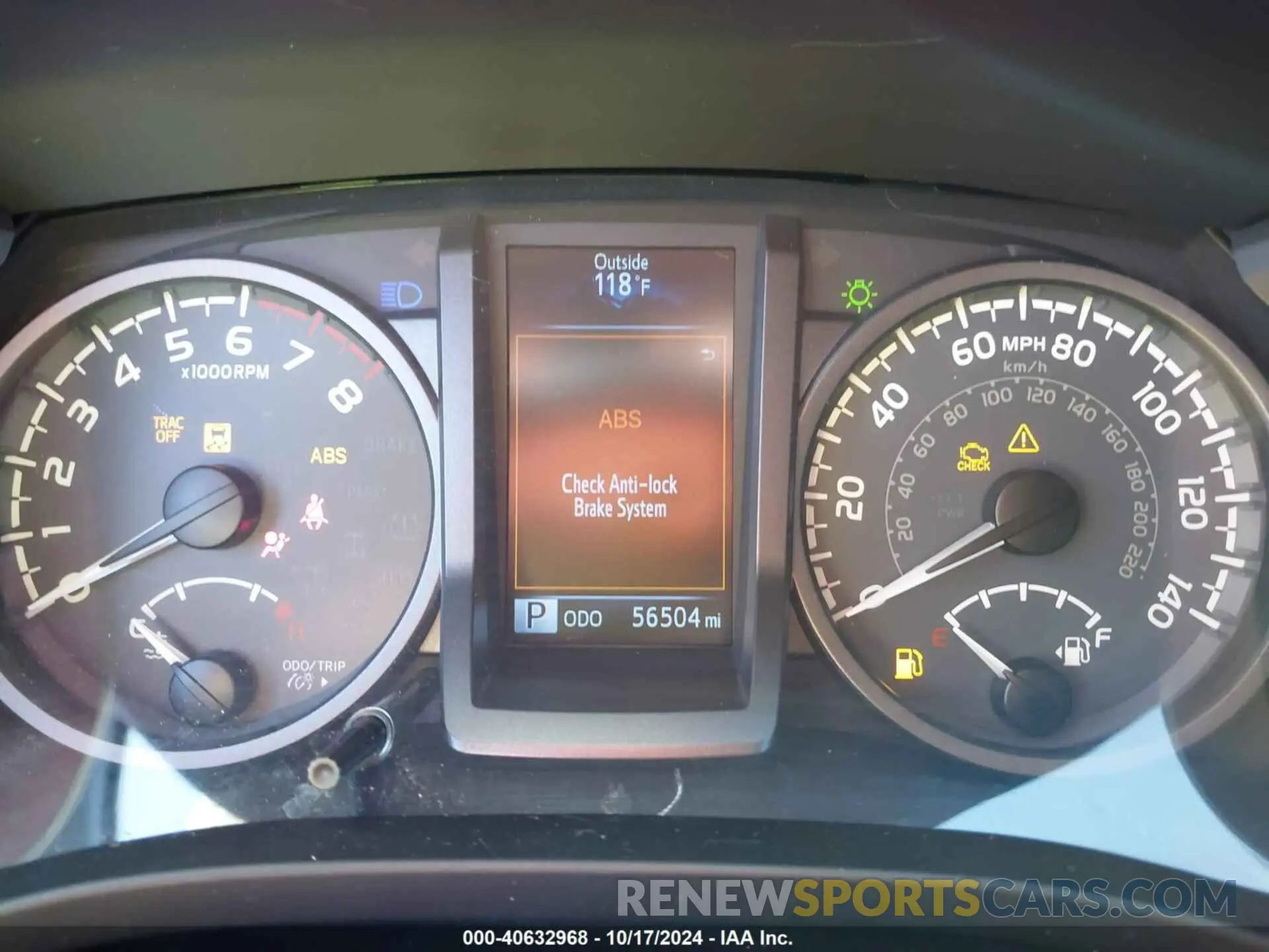 7 Photograph of a damaged car 3TMCZ5AN1KM282546 TOYOTA TACOMA 4WD 2019