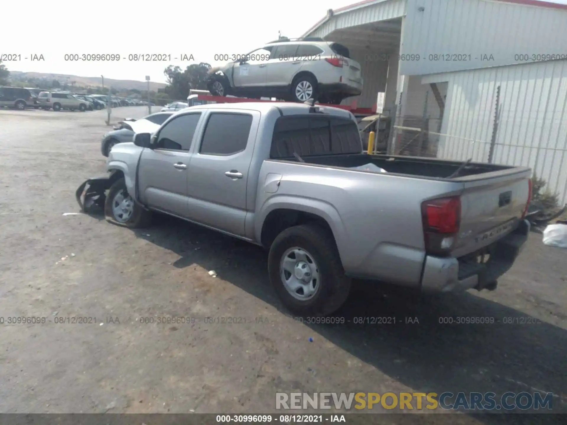 3 Photograph of a damaged car 3TMCZ5AN1KM286774 TOYOTA TACOMA 4WD 2019