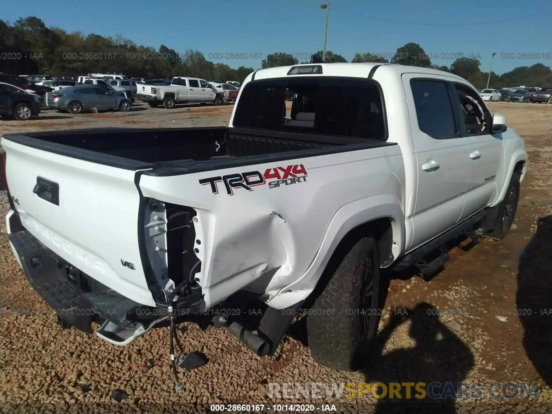 4 Photograph of a damaged car 3TMCZ5AN2KM196775 TOYOTA TACOMA 4WD 2019