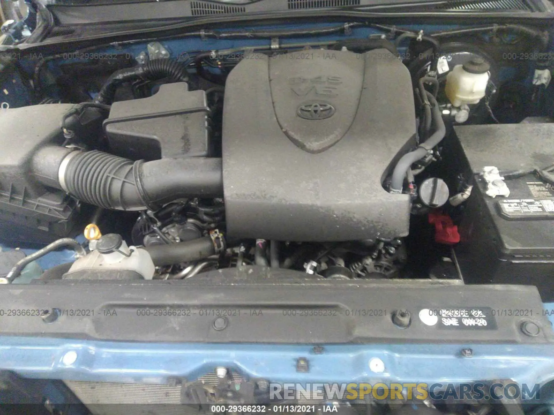 10 Photograph of a damaged car 3TMCZ5AN2KM197389 TOYOTA TACOMA 4WD 2019