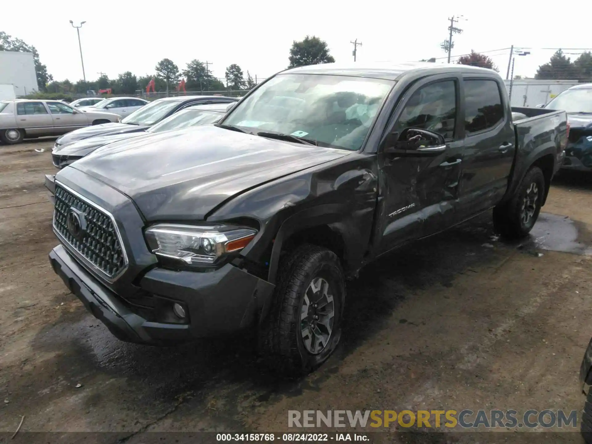 2 Photograph of a damaged car 3TMCZ5AN2KM252746 TOYOTA TACOMA 4WD 2019