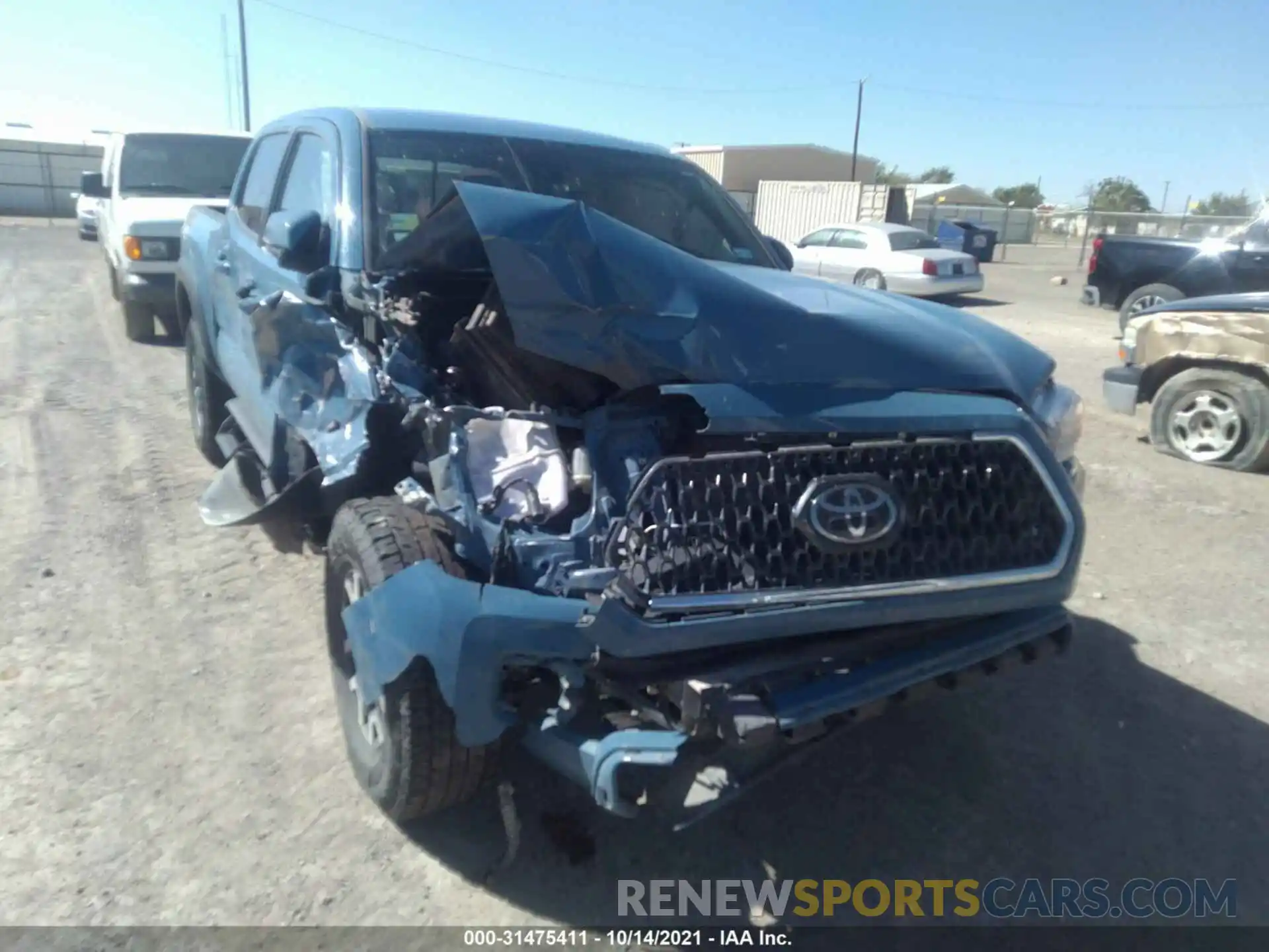 6 Photograph of a damaged car 3TMCZ5AN2KM274780 TOYOTA TACOMA 4WD 2019