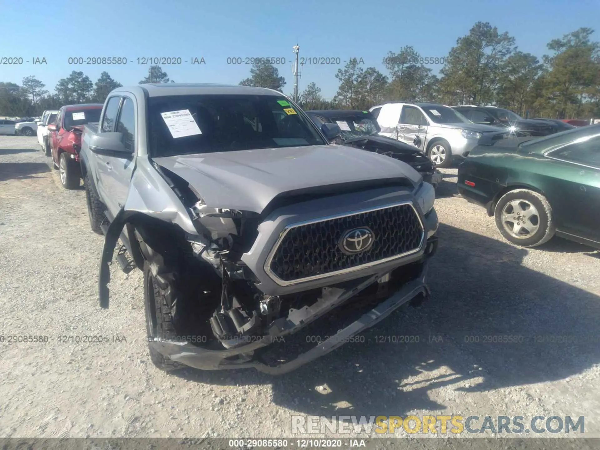6 Photograph of a damaged car 3TMCZ5AN3KM194887 TOYOTA TACOMA 4WD 2019