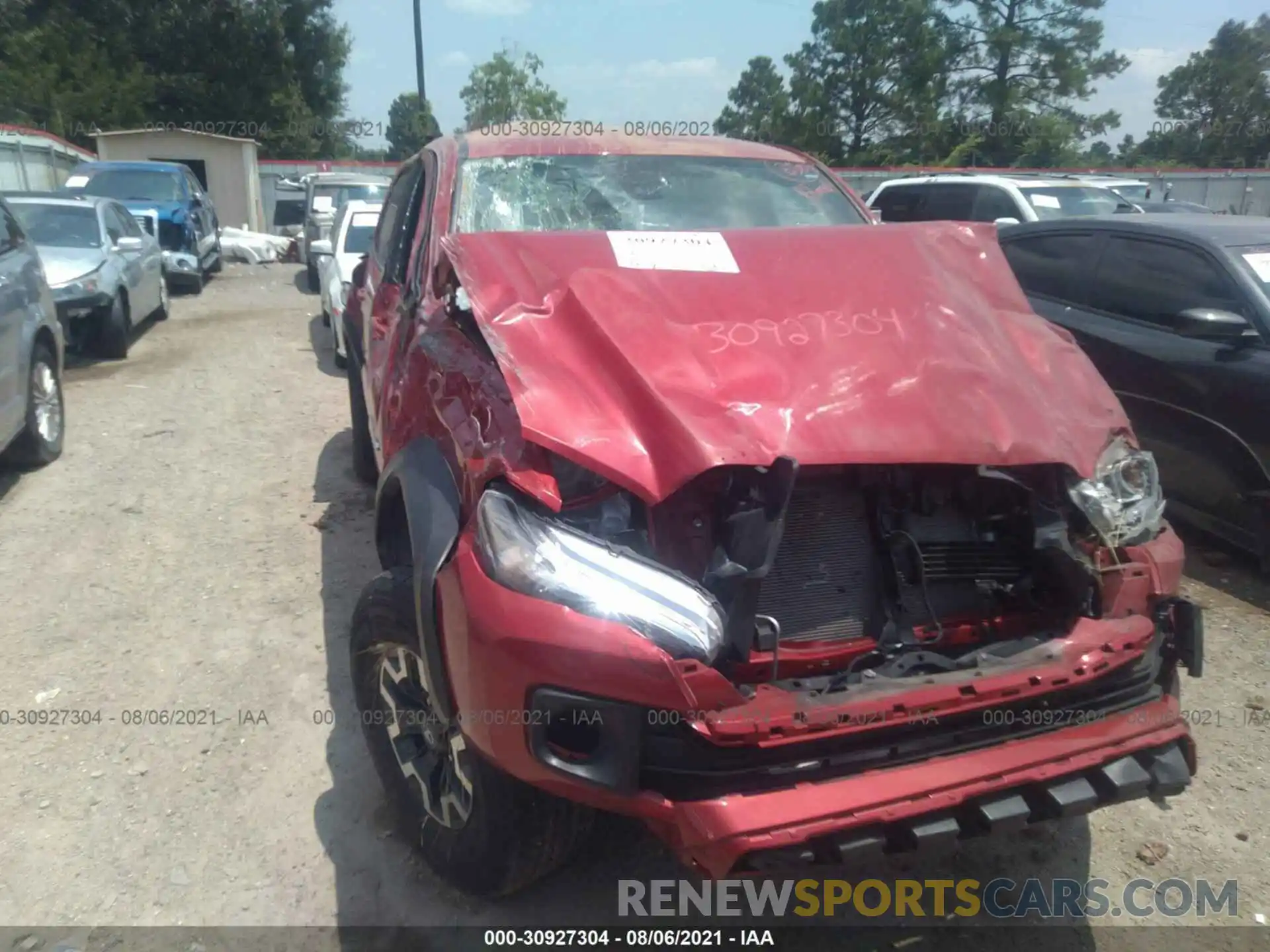 6 Photograph of a damaged car 3TMCZ5AN3KM248429 TOYOTA TACOMA 4WD 2019