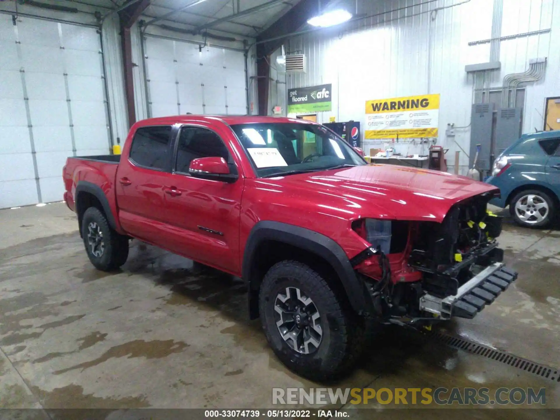 1 Photograph of a damaged car 3TMCZ5AN3KM250374 TOYOTA TACOMA 4WD 2019