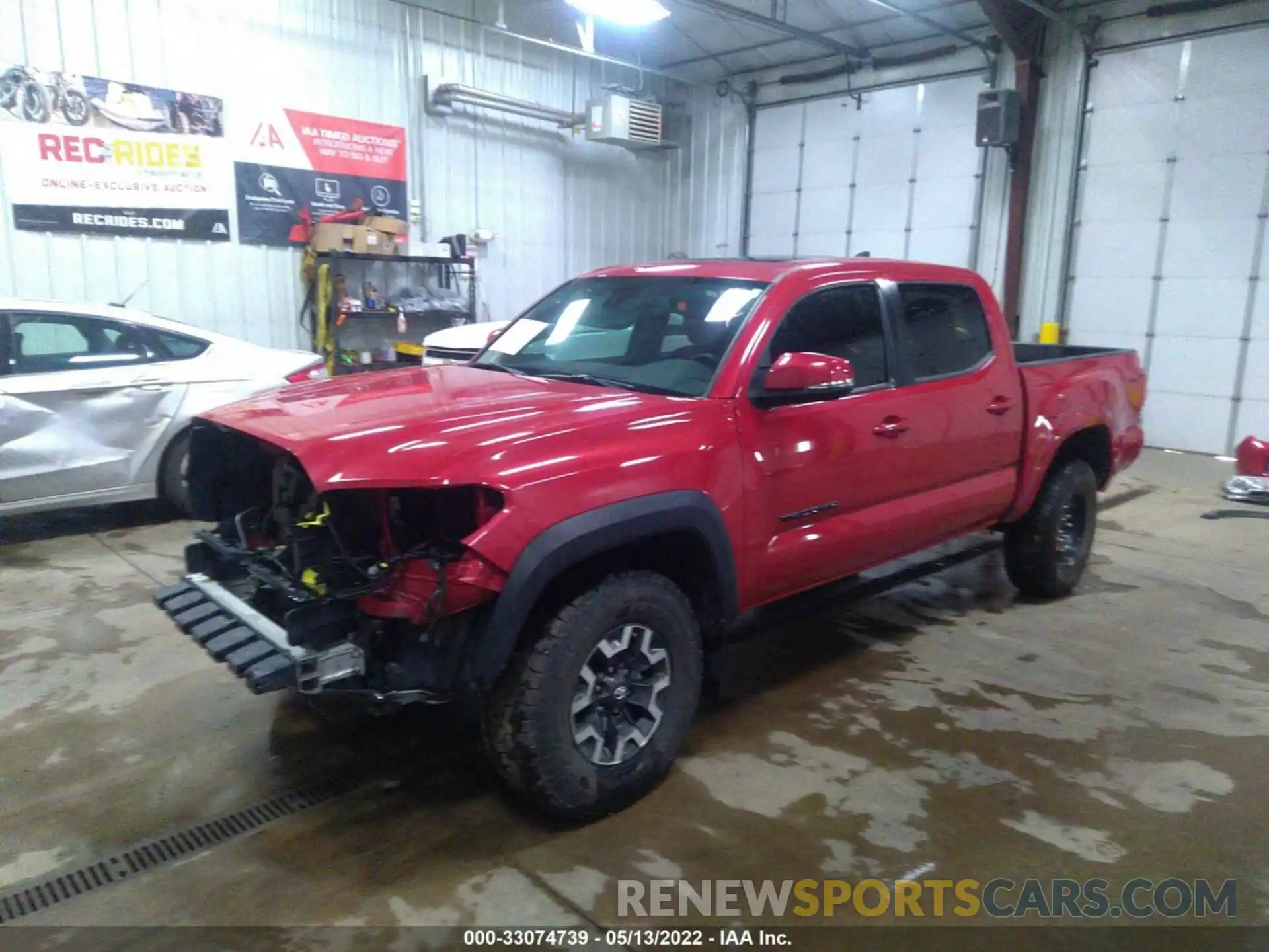 2 Photograph of a damaged car 3TMCZ5AN3KM250374 TOYOTA TACOMA 4WD 2019