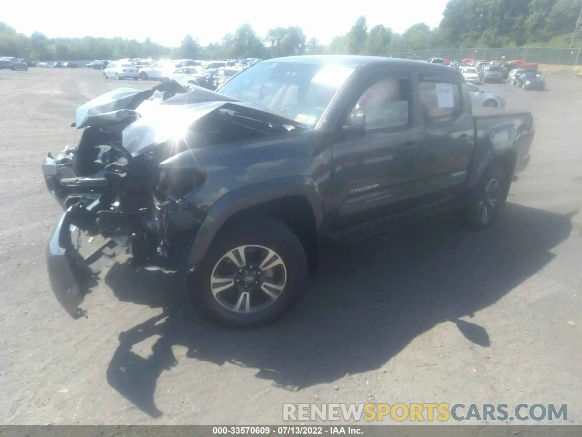 2 Photograph of a damaged car 3TMCZ5AN3KM270818 TOYOTA TACOMA 4WD 2019