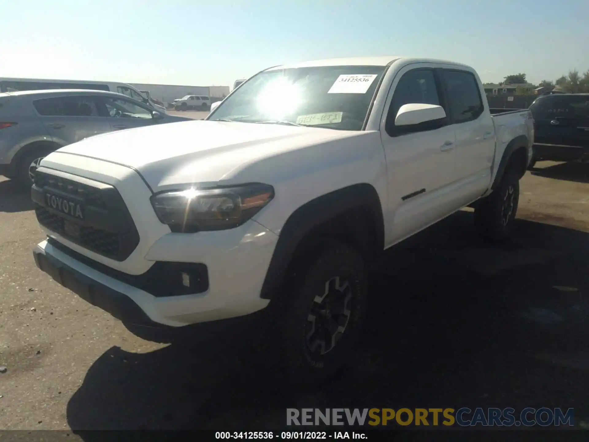 2 Photograph of a damaged car 3TMCZ5AN4KM197751 TOYOTA TACOMA 4WD 2019