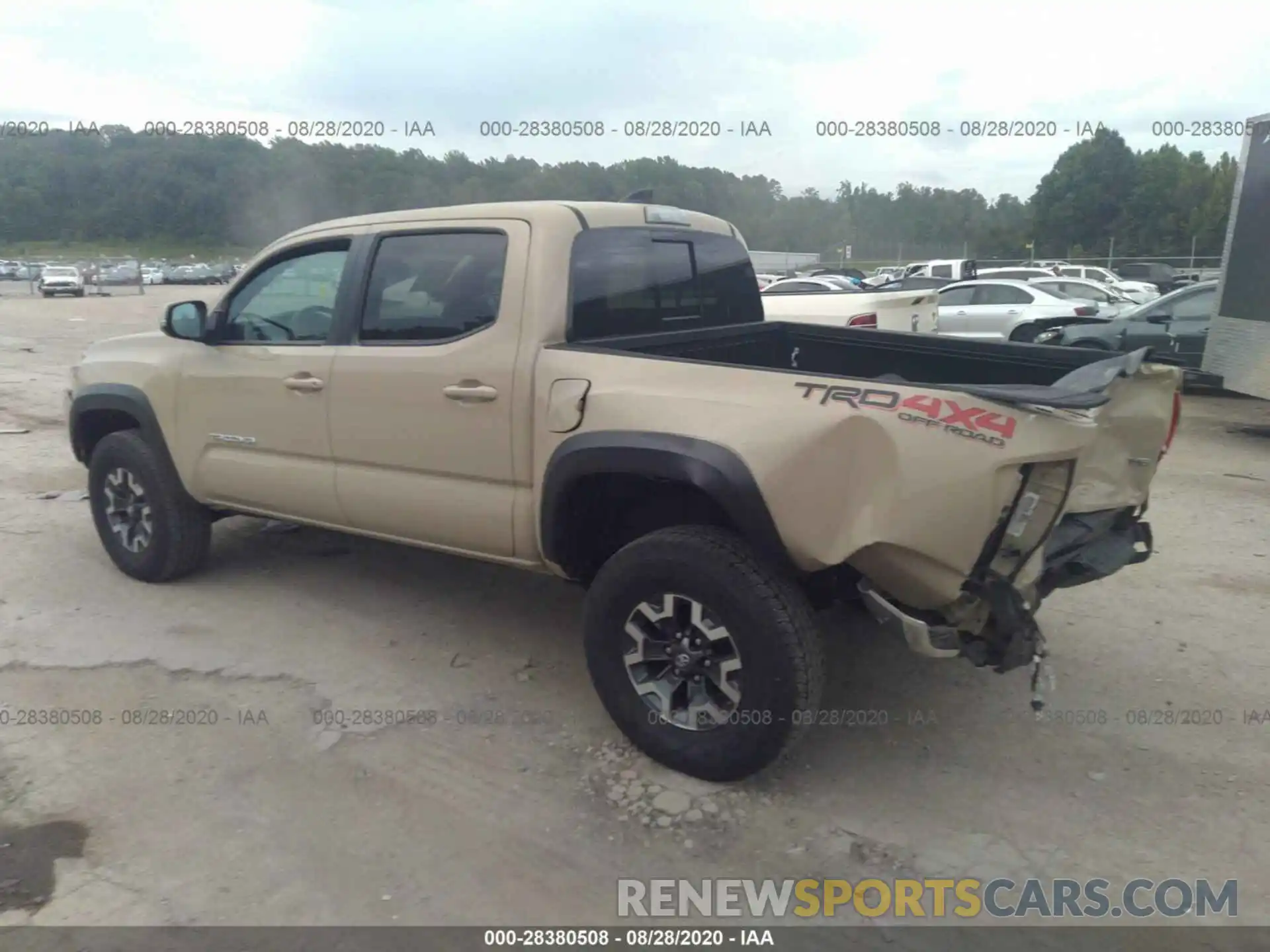 3 Photograph of a damaged car 3TMCZ5AN4KM216976 TOYOTA TACOMA 4WD 2019