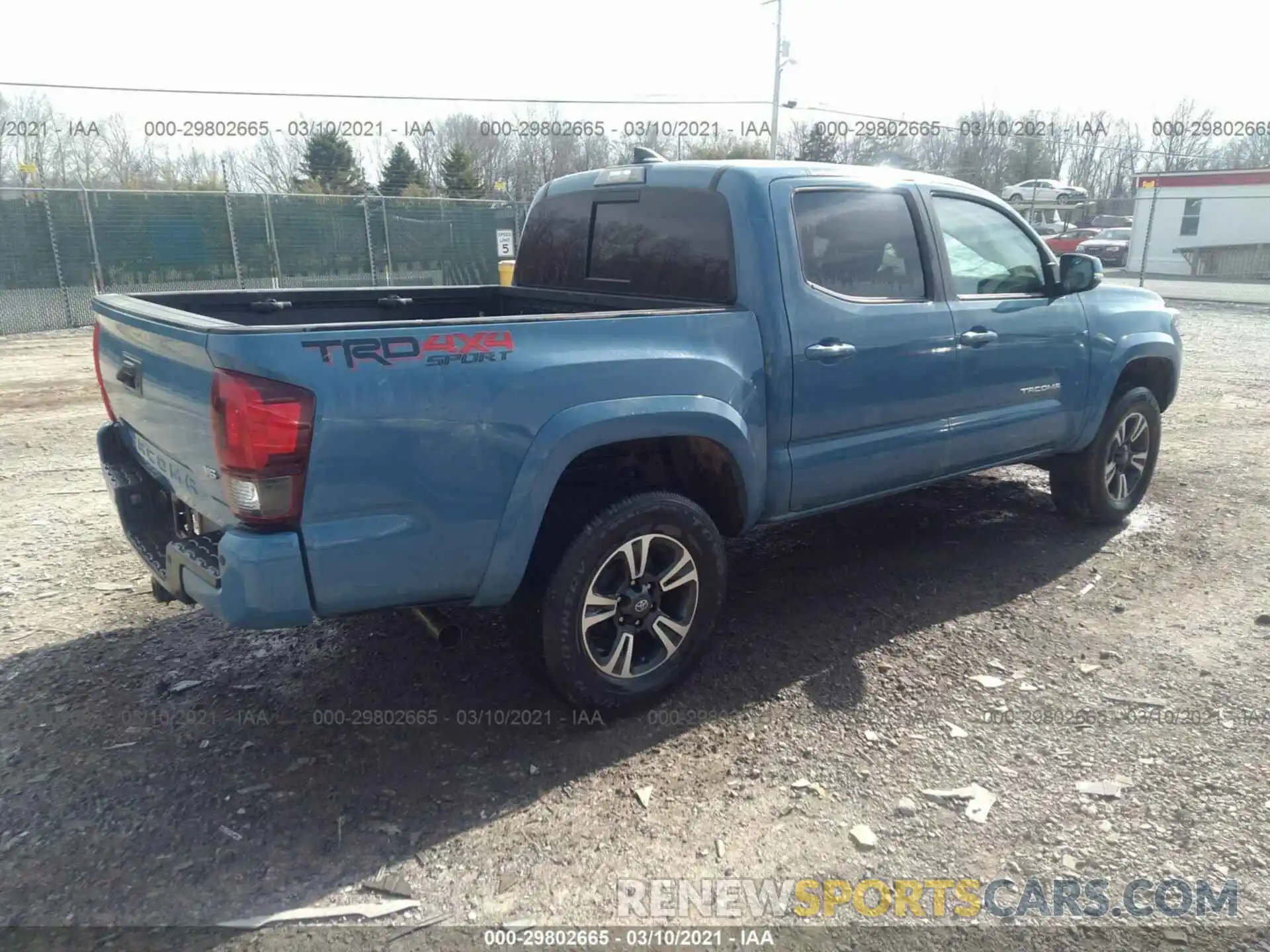 4 Photograph of a damaged car 3TMCZ5AN4KM234135 TOYOTA TACOMA 4WD 2019