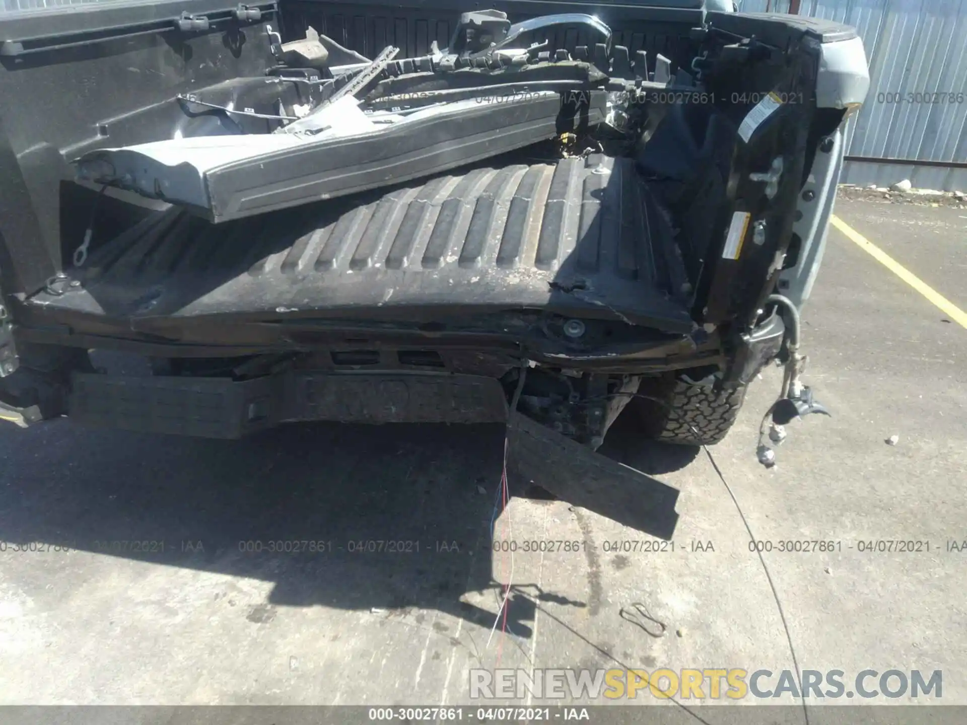 6 Photograph of a damaged car 3TMCZ5AN4KM234443 TOYOTA TACOMA 4WD 2019