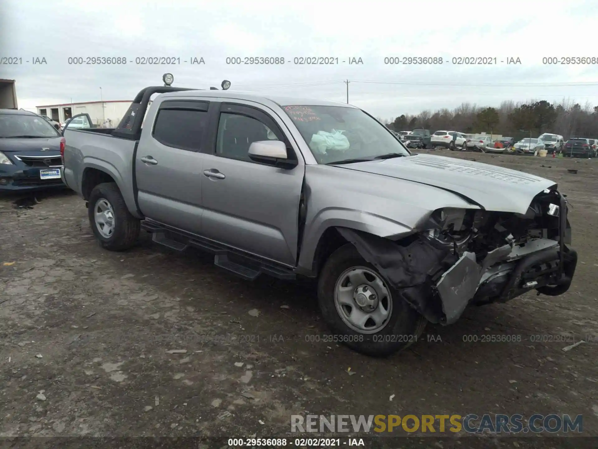 1 Photograph of a damaged car 3TMCZ5AN5KM227744 TOYOTA TACOMA 4WD 2019