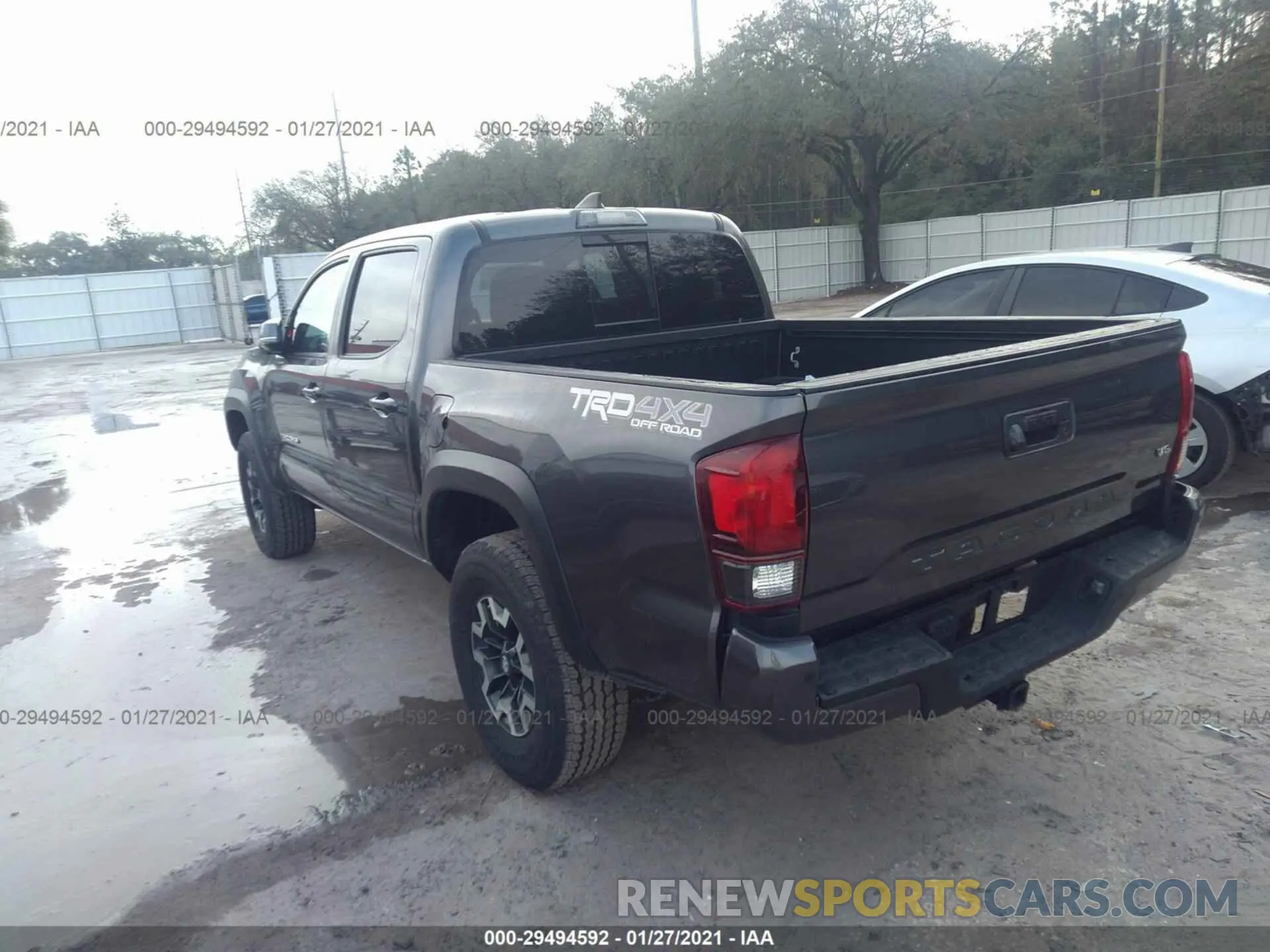 3 Photograph of a damaged car 3TMCZ5AN6KM224299 TOYOTA TACOMA 4WD 2019