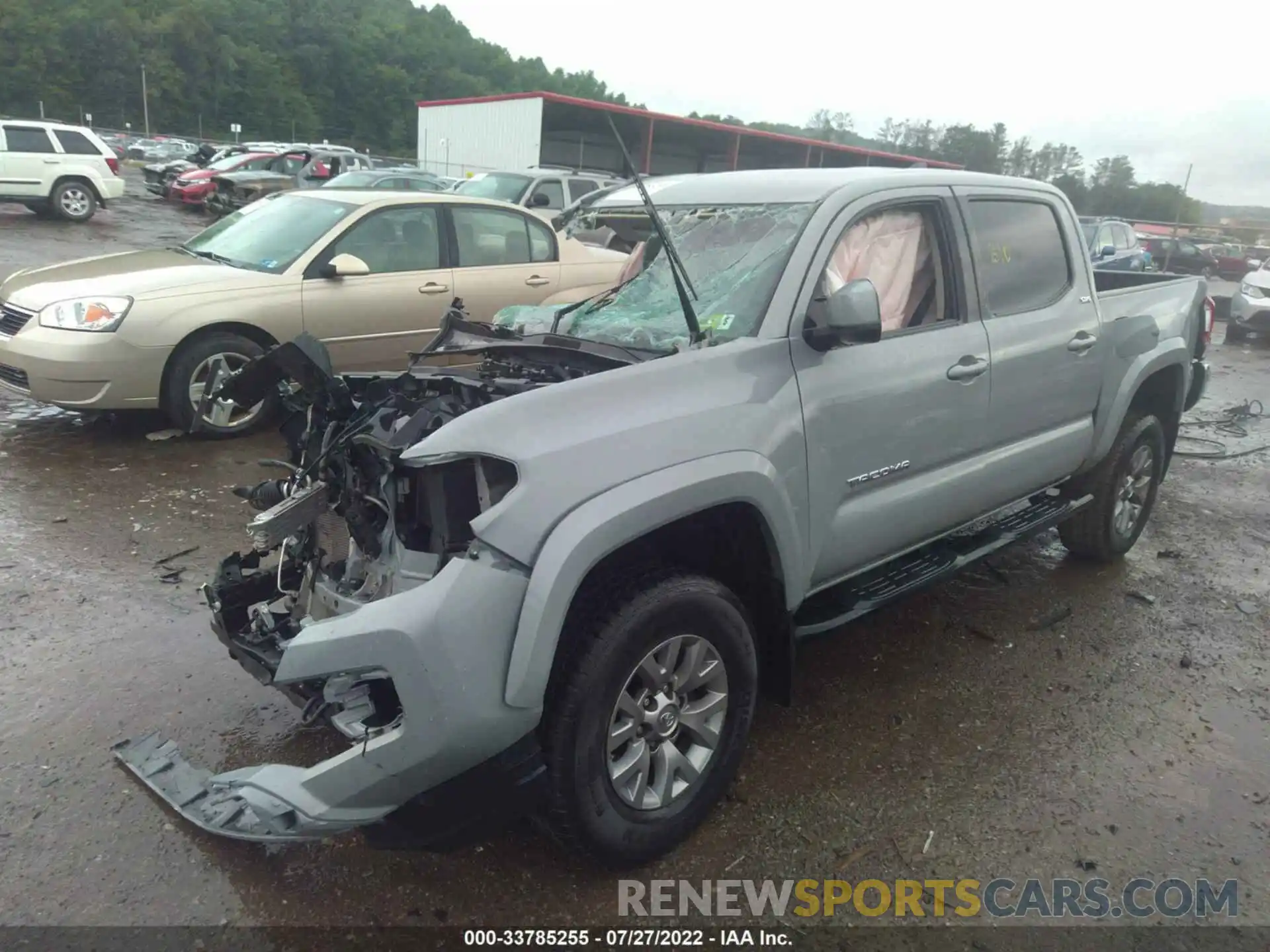 2 Photograph of a damaged car 3TMCZ5AN6KM255147 TOYOTA TACOMA 4WD 2019