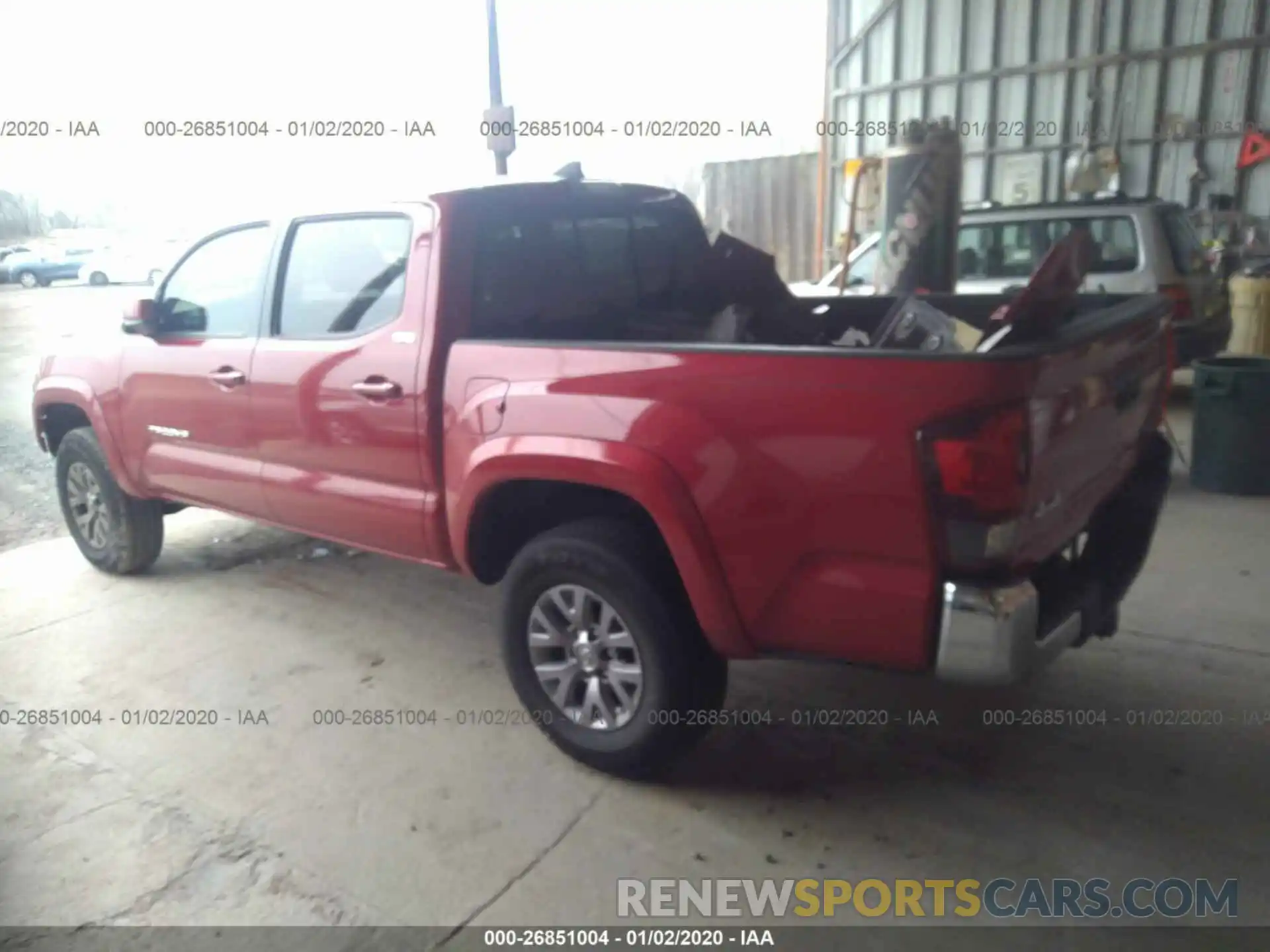 3 Photograph of a damaged car 3TMCZ5AN6KM278461 TOYOTA TACOMA 4WD 2019