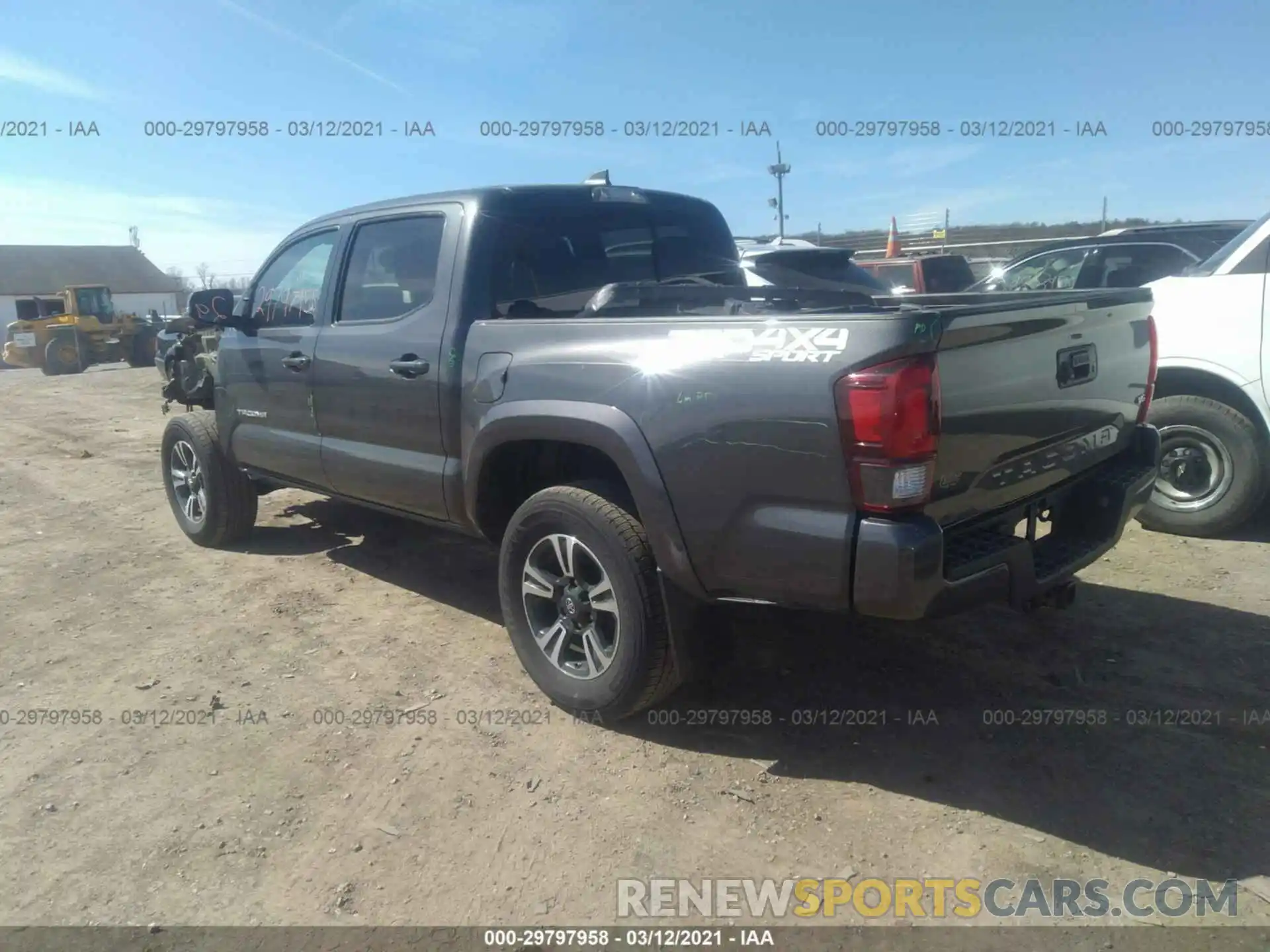 3 Photograph of a damaged car 3TMCZ5AN7KM216910 TOYOTA TACOMA 4WD 2019