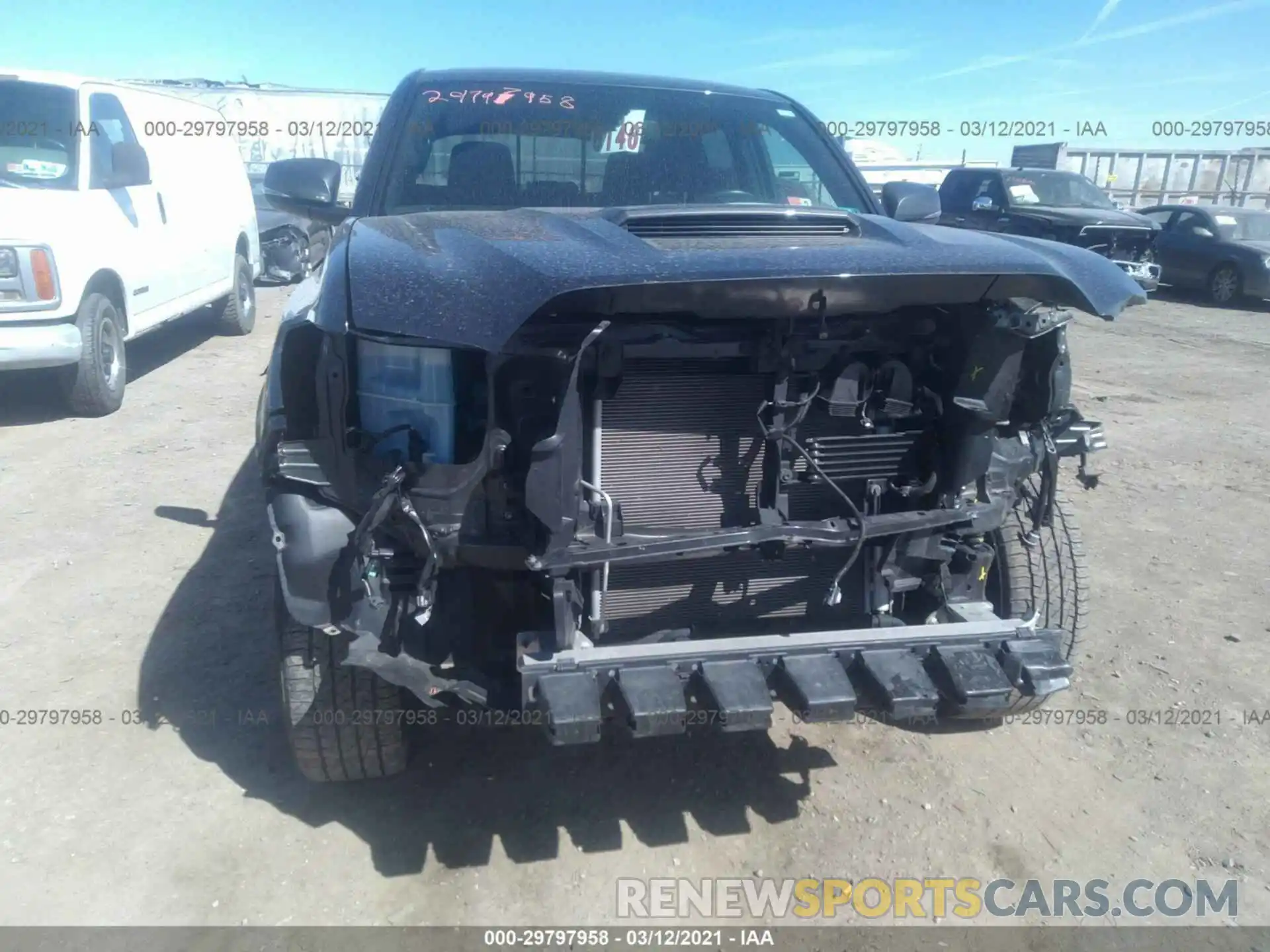 6 Photograph of a damaged car 3TMCZ5AN7KM216910 TOYOTA TACOMA 4WD 2019