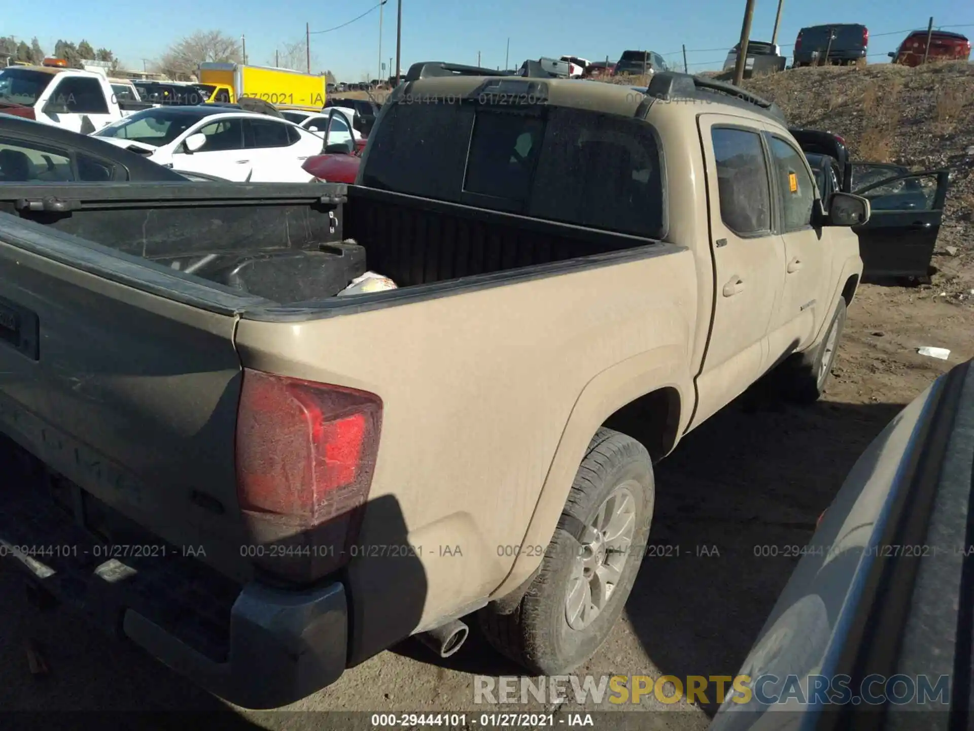 4 Photograph of a damaged car 3TMCZ5AN7KM238325 TOYOTA TACOMA 4WD 2019