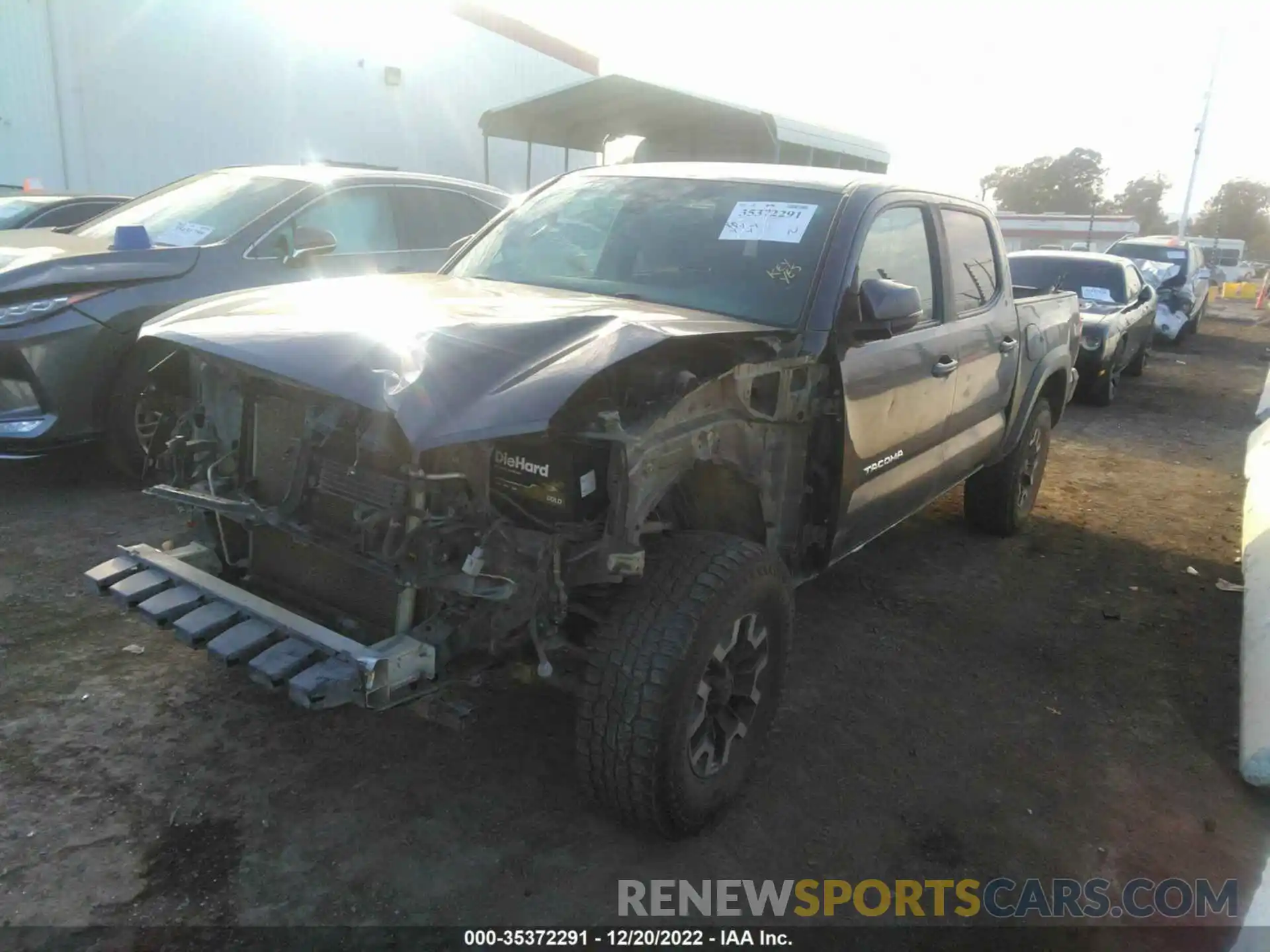 2 Photograph of a damaged car 3TMCZ5AN8KM216575 TOYOTA TACOMA 4WD 2019