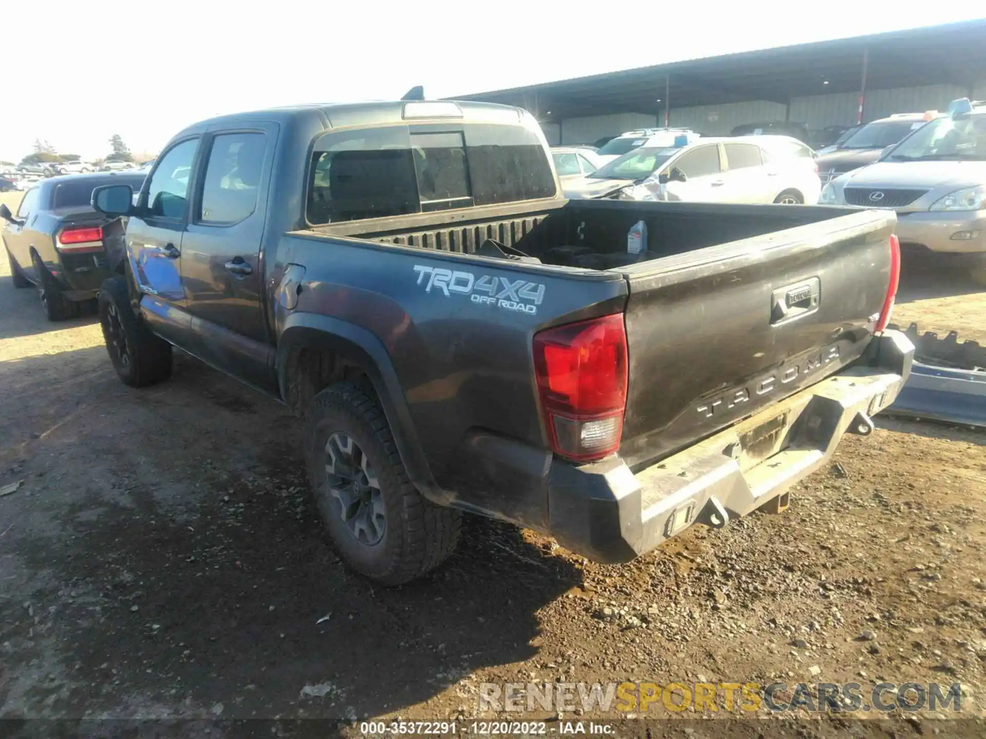 3 Photograph of a damaged car 3TMCZ5AN8KM216575 TOYOTA TACOMA 4WD 2019