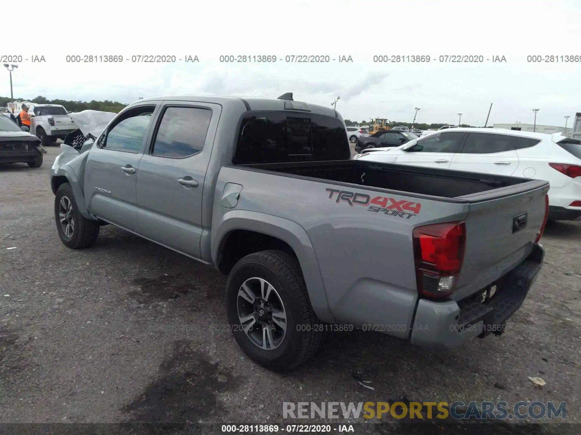 3 Photograph of a damaged car 3TMCZ5AN8KM269955 TOYOTA TACOMA 4WD 2019