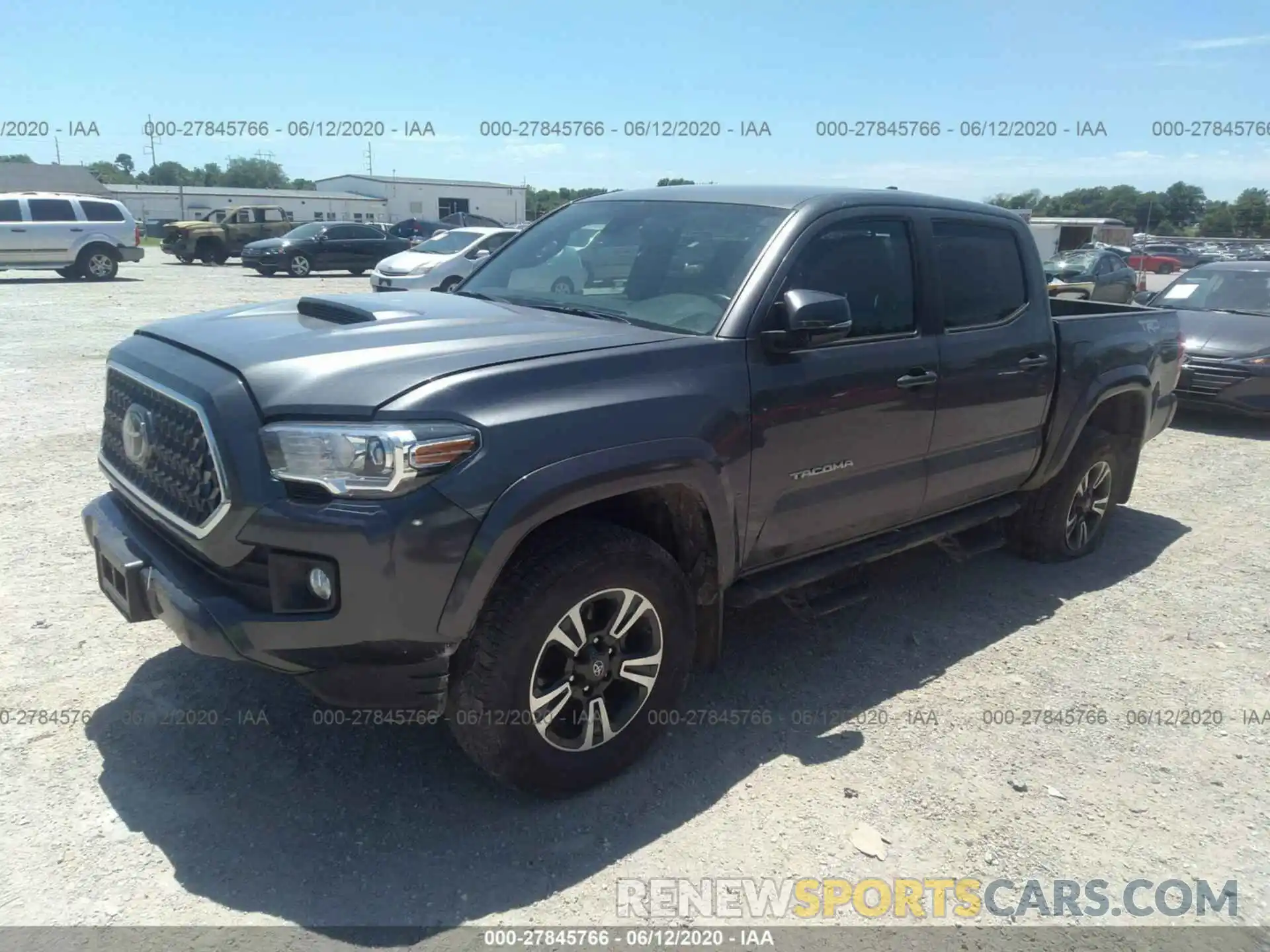 2 Photograph of a damaged car 3TMCZ5AN9KM232994 TOYOTA TACOMA 4WD 2019