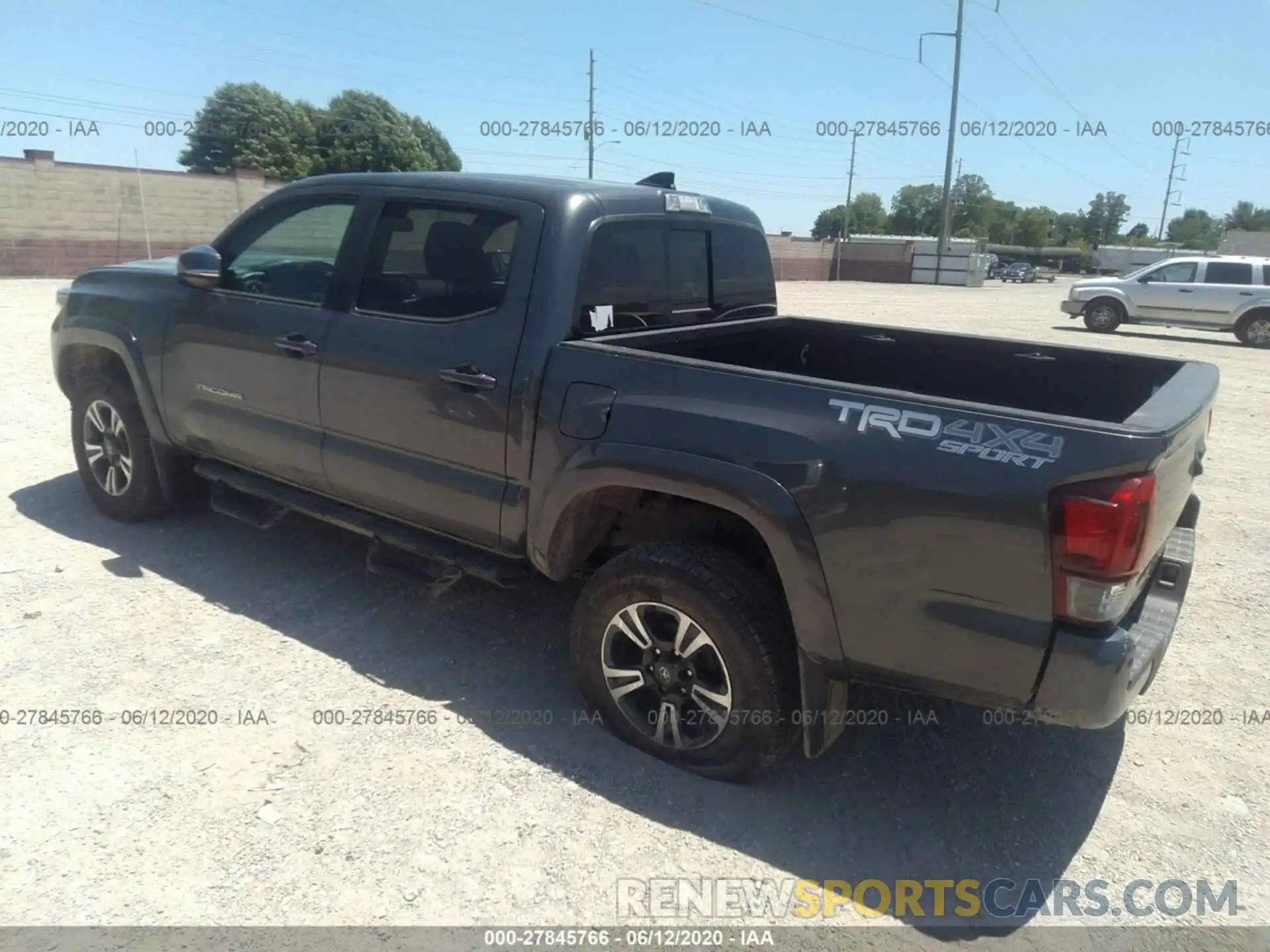 3 Photograph of a damaged car 3TMCZ5AN9KM232994 TOYOTA TACOMA 4WD 2019