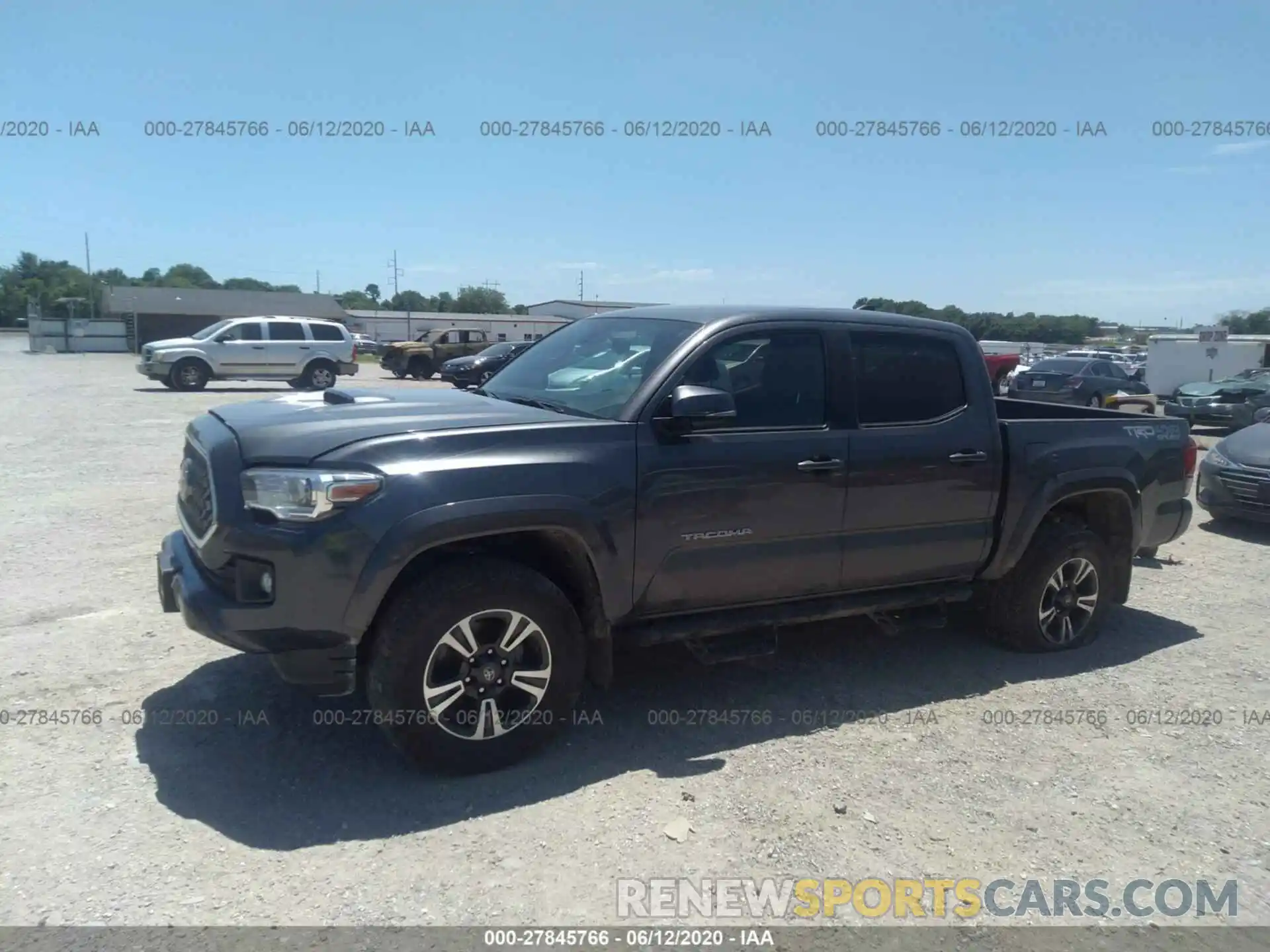 6 Photograph of a damaged car 3TMCZ5AN9KM232994 TOYOTA TACOMA 4WD 2019