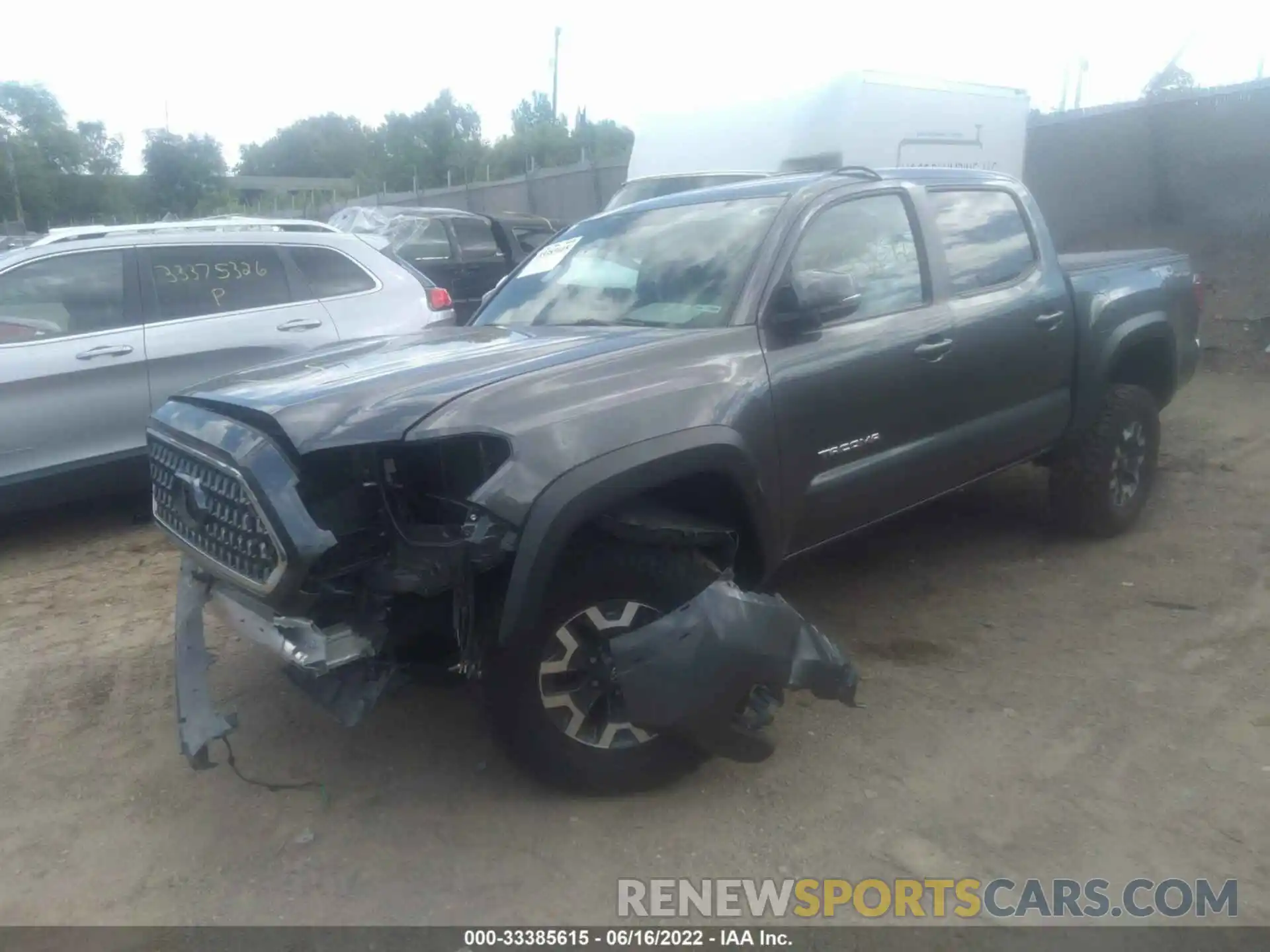 2 Photograph of a damaged car 3TMCZ5AN9KM257507 TOYOTA TACOMA 4WD 2019