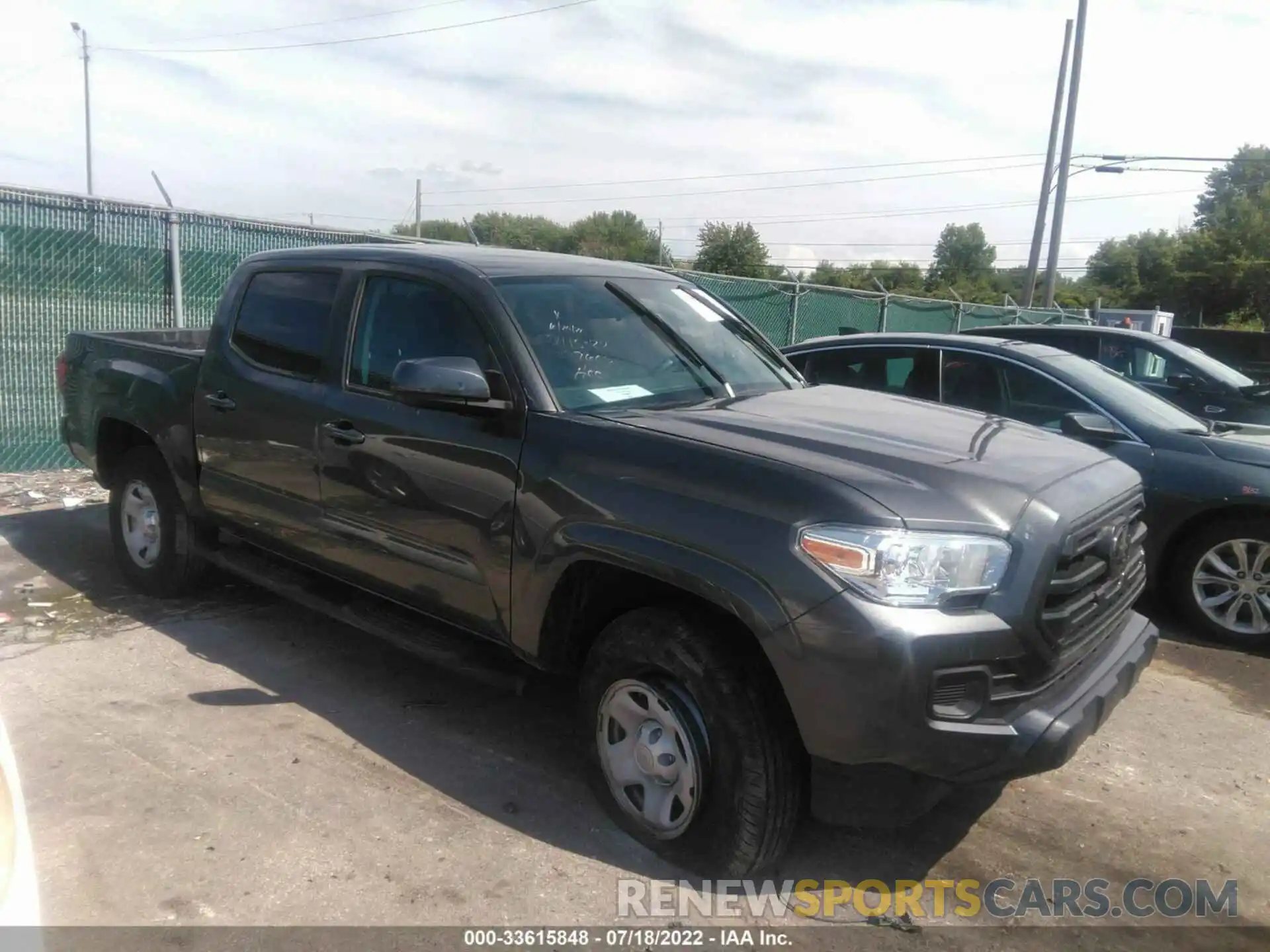 1 Photograph of a damaged car 3TMCZ5AN9KM279605 TOYOTA TACOMA 4WD 2019