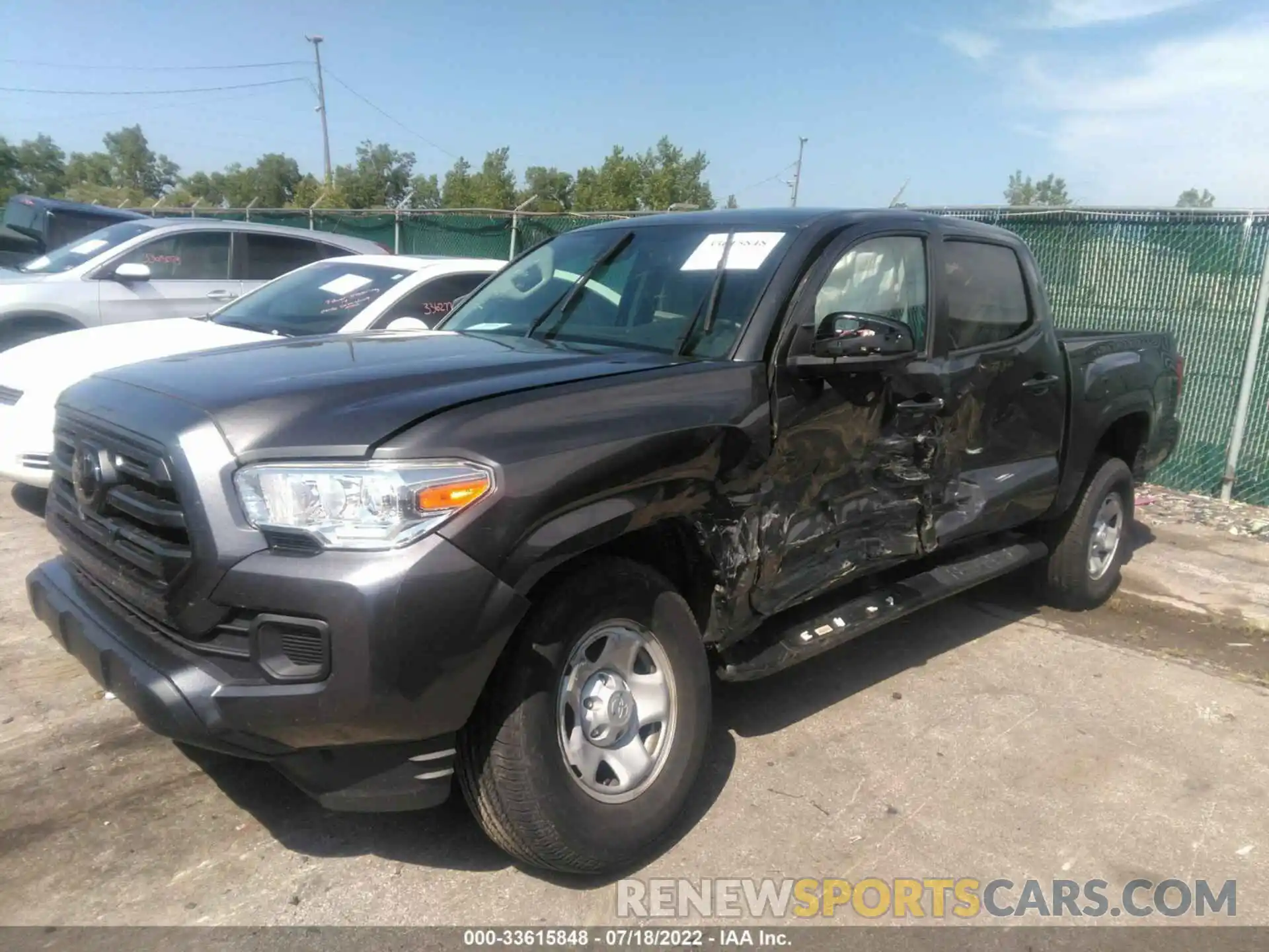 2 Photograph of a damaged car 3TMCZ5AN9KM279605 TOYOTA TACOMA 4WD 2019