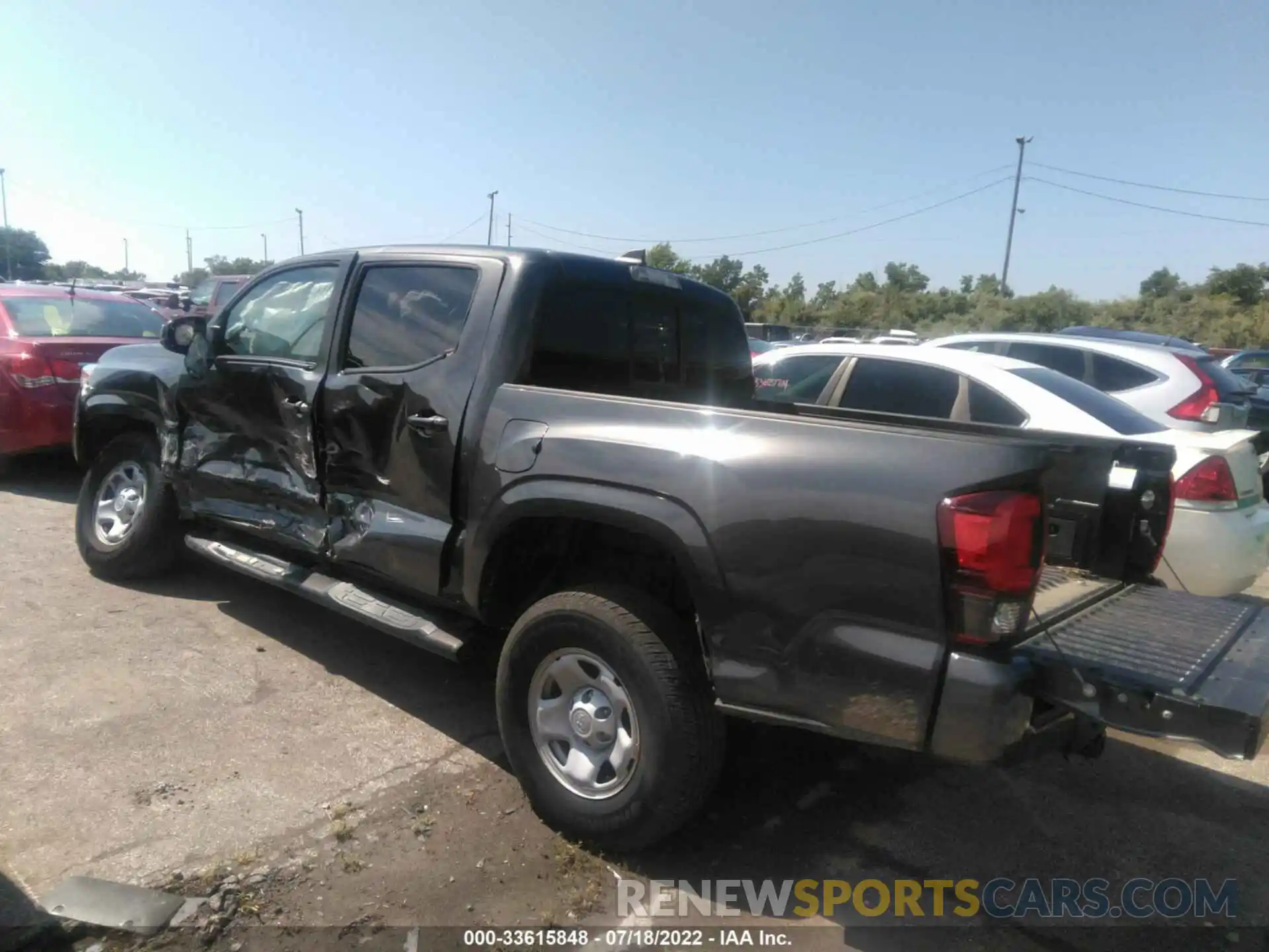 3 Photograph of a damaged car 3TMCZ5AN9KM279605 TOYOTA TACOMA 4WD 2019