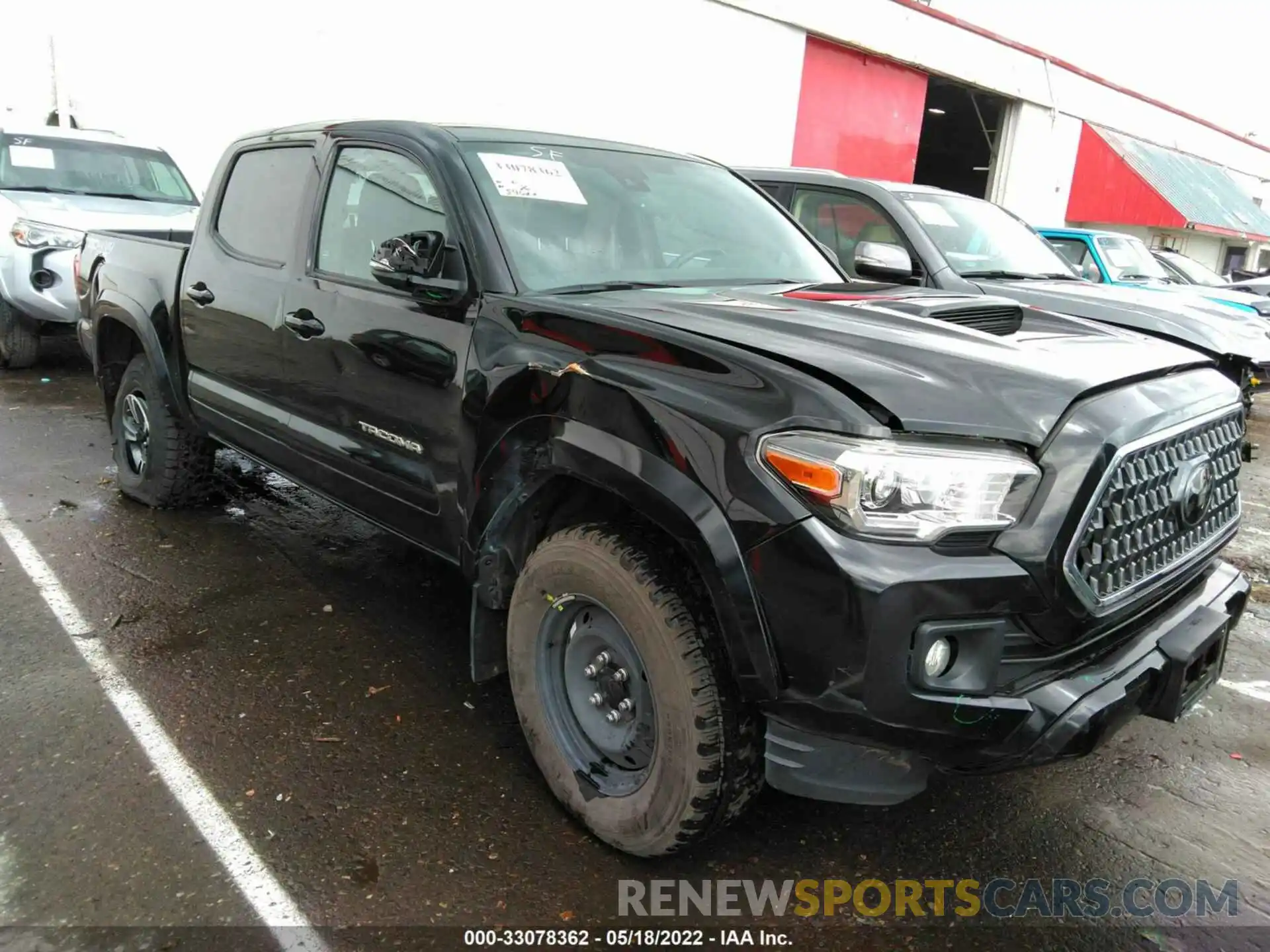 1 Photograph of a damaged car 3TMCZ5ANXKM276891 TOYOTA TACOMA 4WD 2019