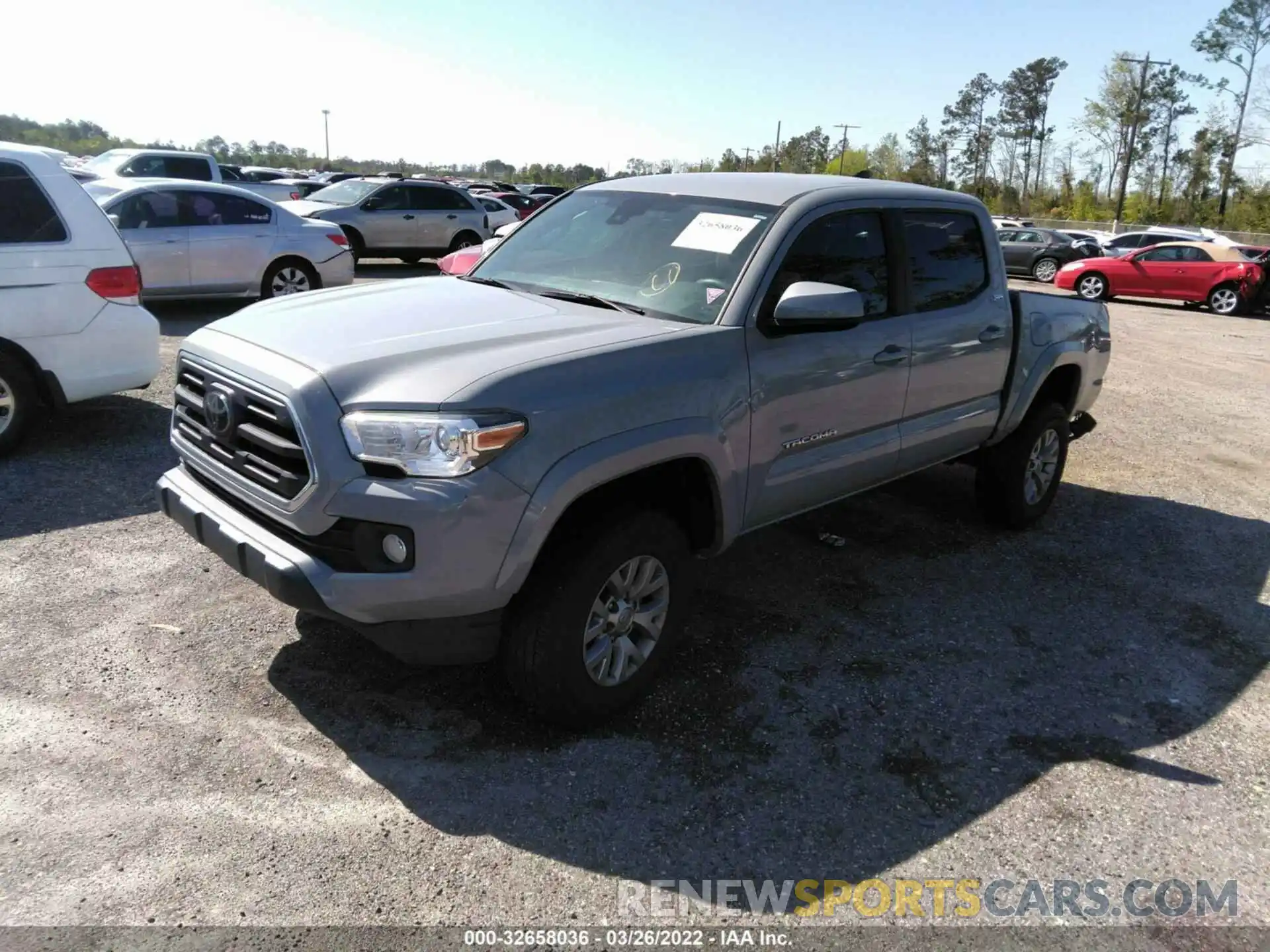 2 Photograph of a damaged car 3TMCZ5ANXKM279435 TOYOTA TACOMA 4WD 2019