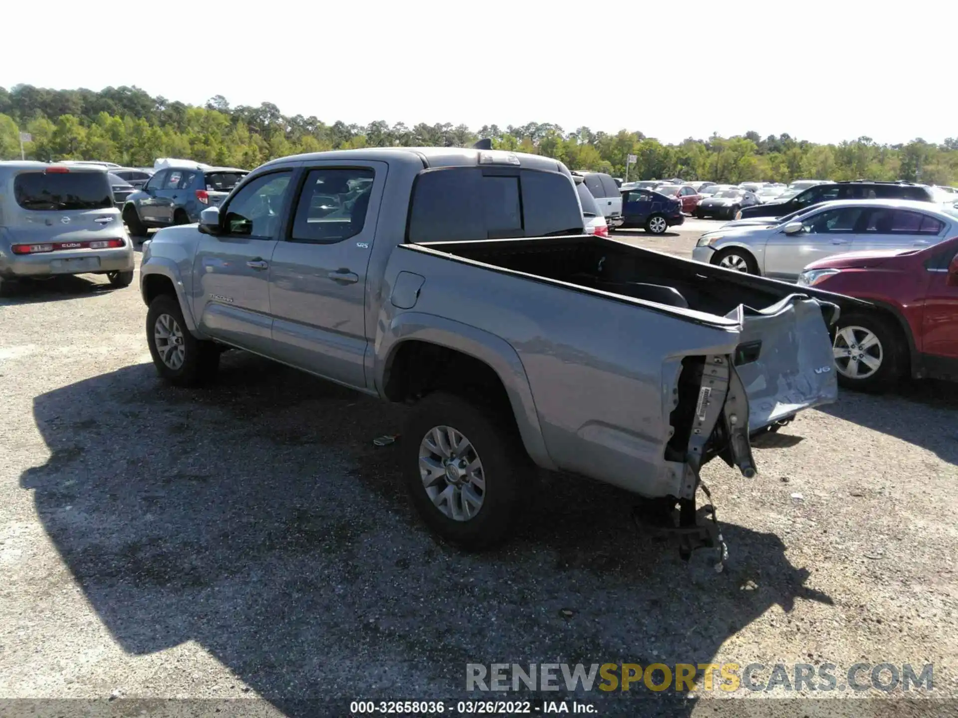 3 Photograph of a damaged car 3TMCZ5ANXKM279435 TOYOTA TACOMA 4WD 2019