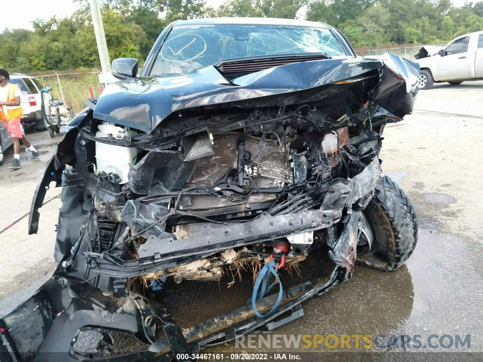 6 Photograph of a damaged car 3TMCZ5ANXKM286711 TOYOTA TACOMA 4WD 2019