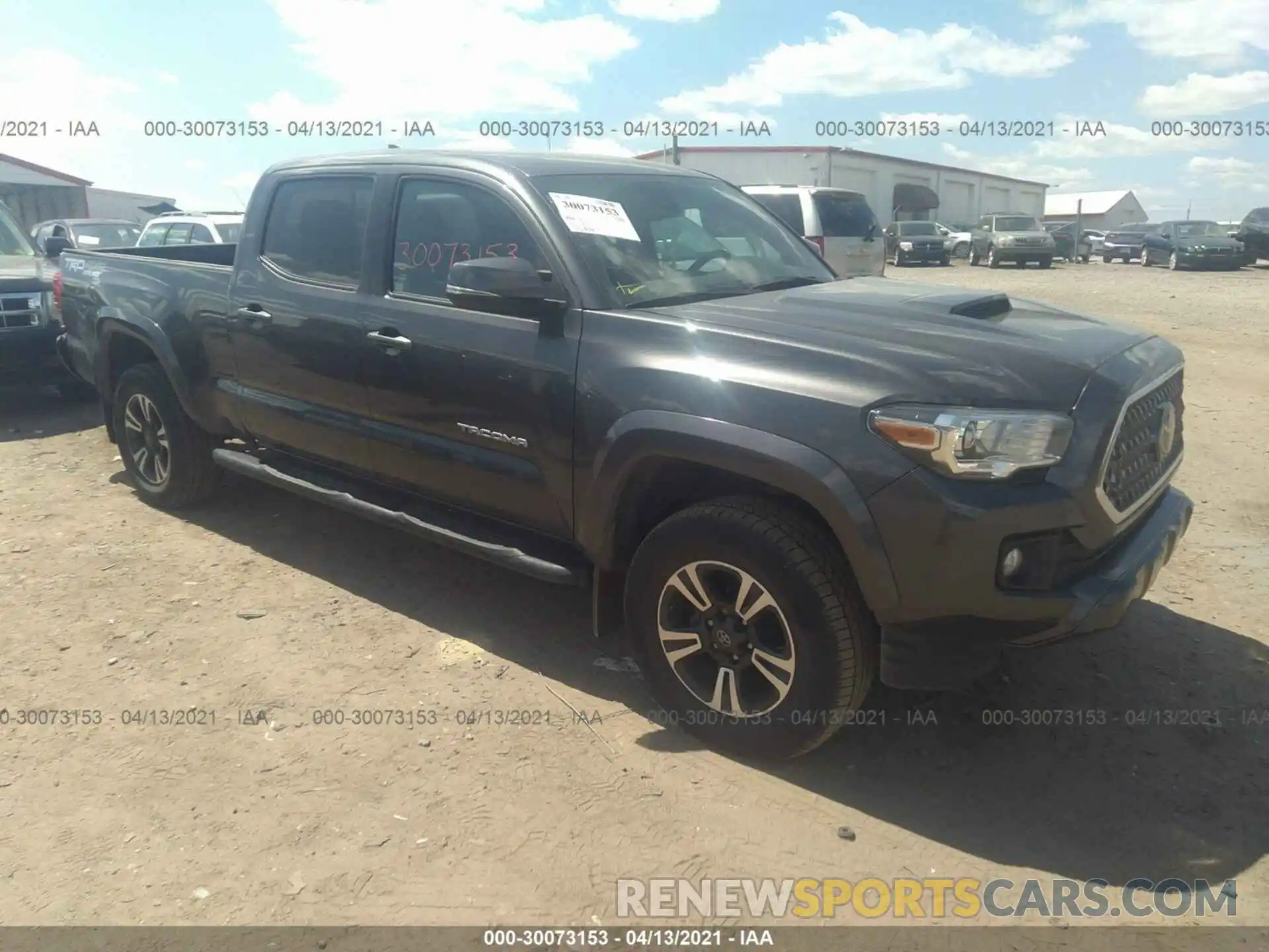 1 Photograph of a damaged car 3TMDZ5BN8KM067068 TOYOTA TACOMA 4WD 2019