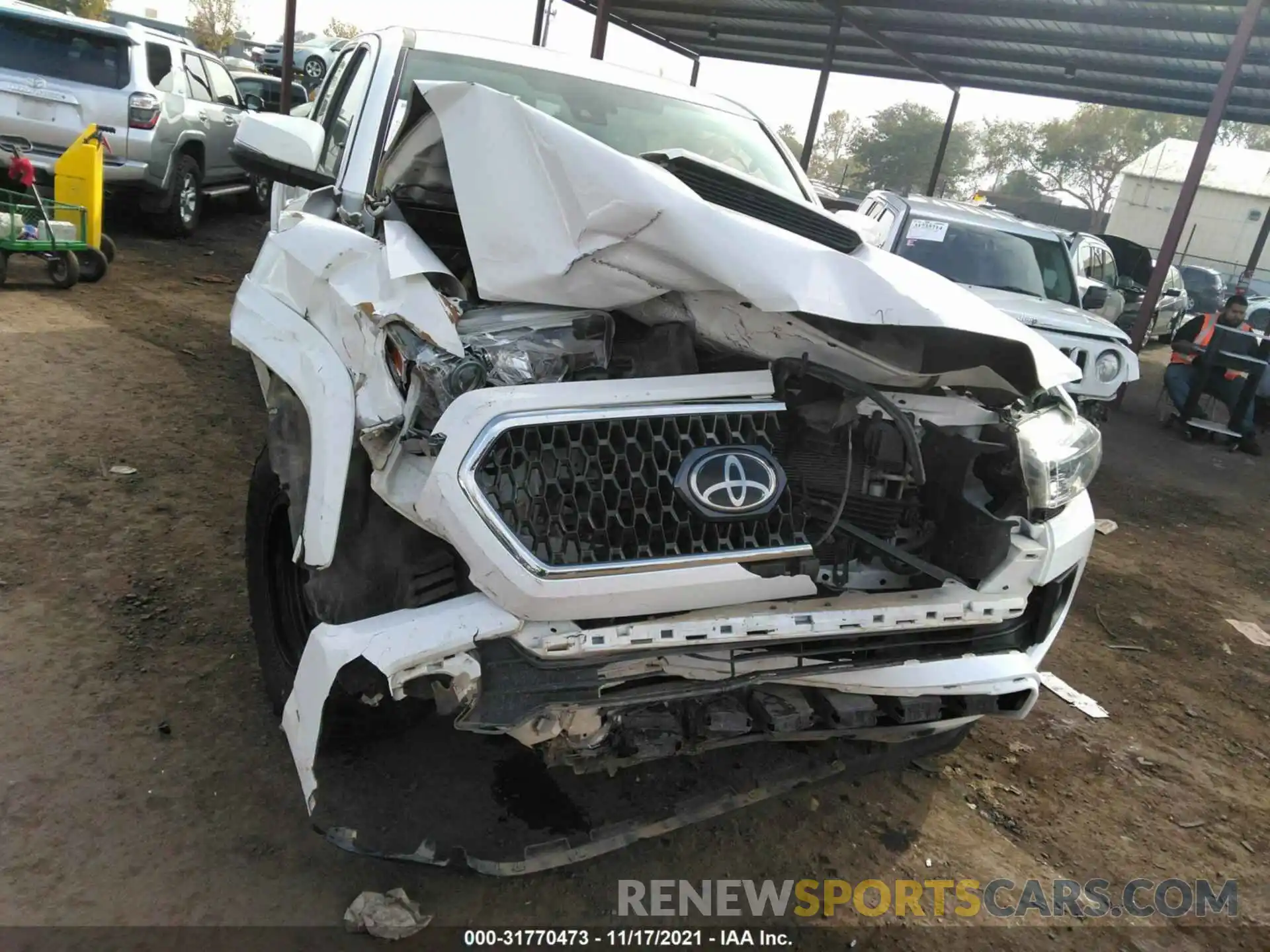 6 Photograph of a damaged car 3TMDZ5BN8KM069855 TOYOTA TACOMA 4WD 2019