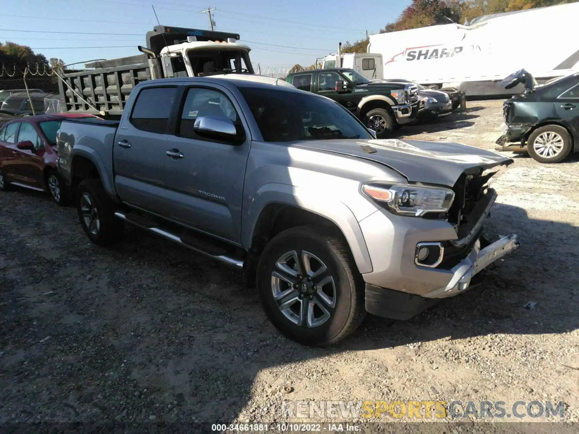 1 Photograph of a damaged car 3TMGZ5AN5KM204255 TOYOTA TACOMA 4WD 2019