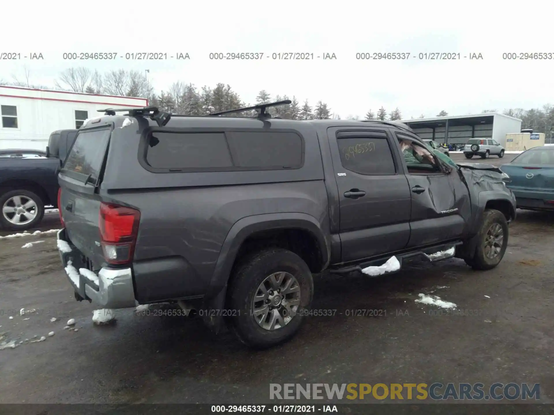 4 Photograph of a damaged car 5TFCZ5AN0KX176728 TOYOTA TACOMA 4WD 2019