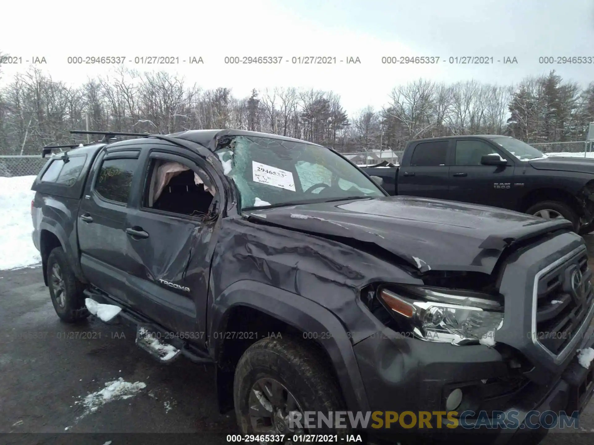 6 Photograph of a damaged car 5TFCZ5AN0KX176728 TOYOTA TACOMA 4WD 2019