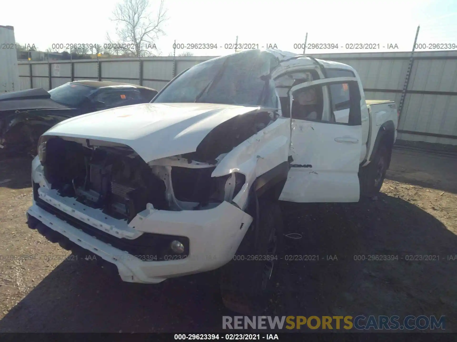 2 Photograph of a damaged car 5TFCZ5AN1KX207078 TOYOTA TACOMA 4WD 2019