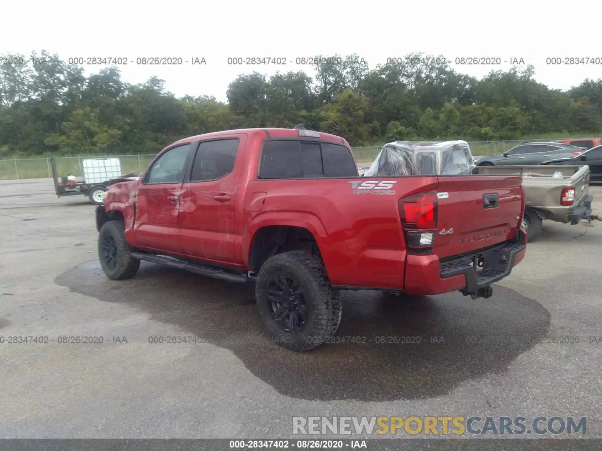 3 Photograph of a damaged car 5TFCZ5AN2KX200897 TOYOTA TACOMA 4WD 2019